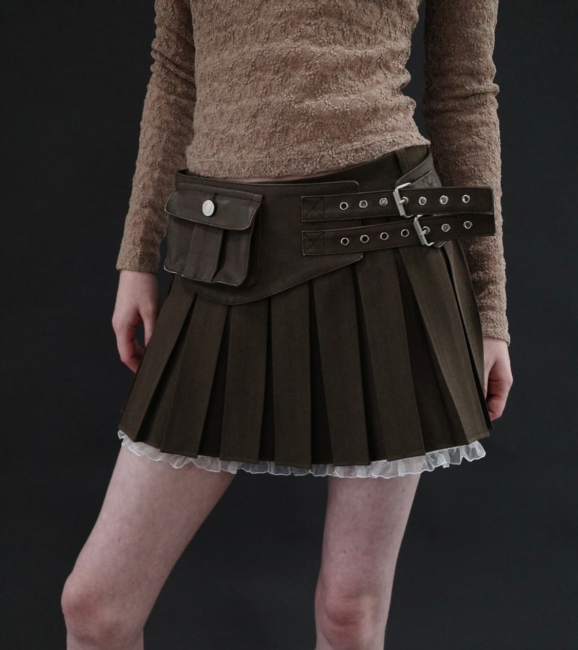 드라이로즈 아일렛 포켓 벨트 브라운 상품이미지1