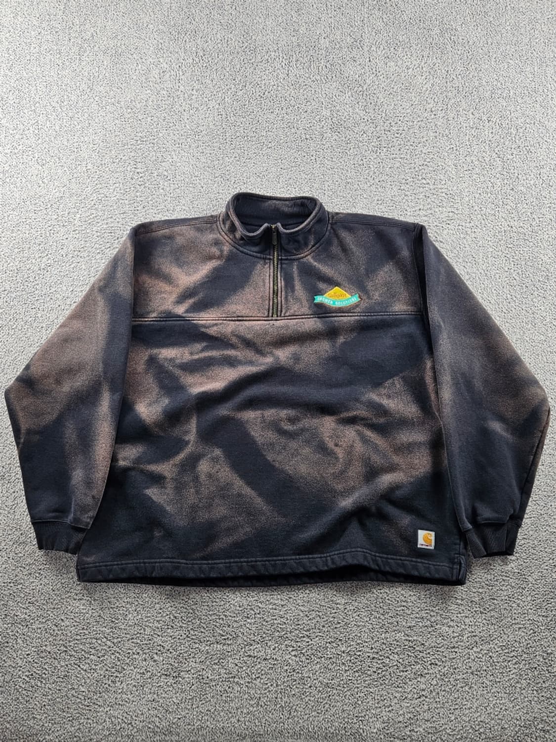 칼하트 다잉 워시드 커스텀 스웻 하프 집업 ( 2XL ) / 10884 상품이미지2