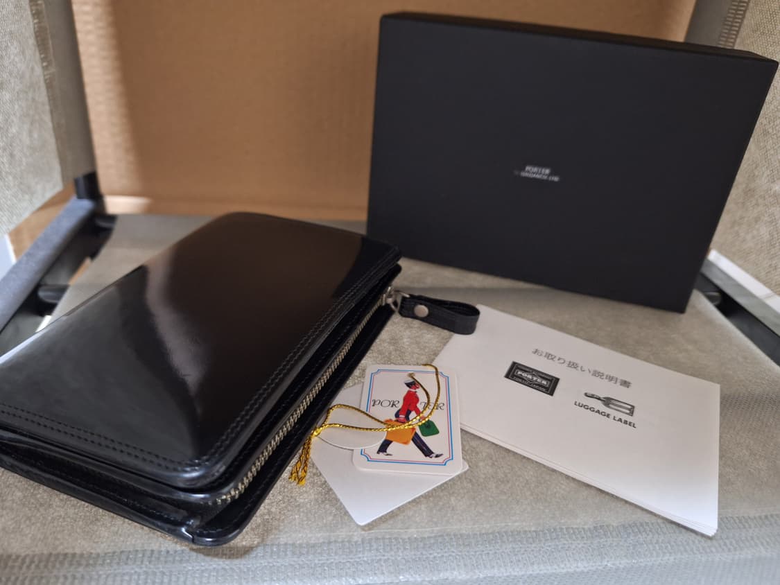 요시다 포터 가죽 지갑 판매합니다 상품이미지1