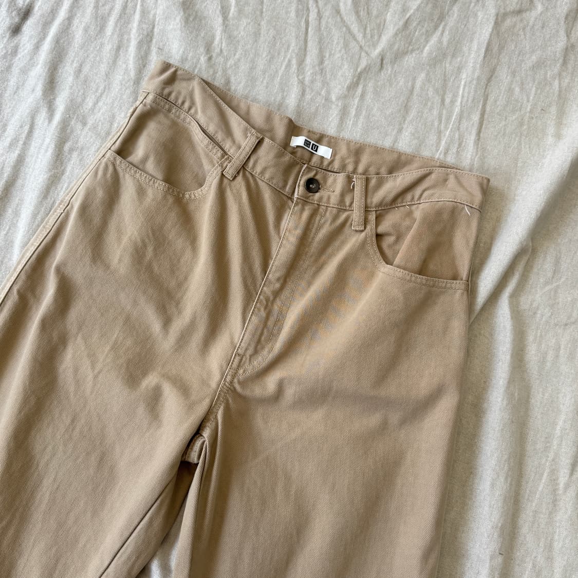 유니클로 U 베이지 코튼팬츠 29 상품이미지3