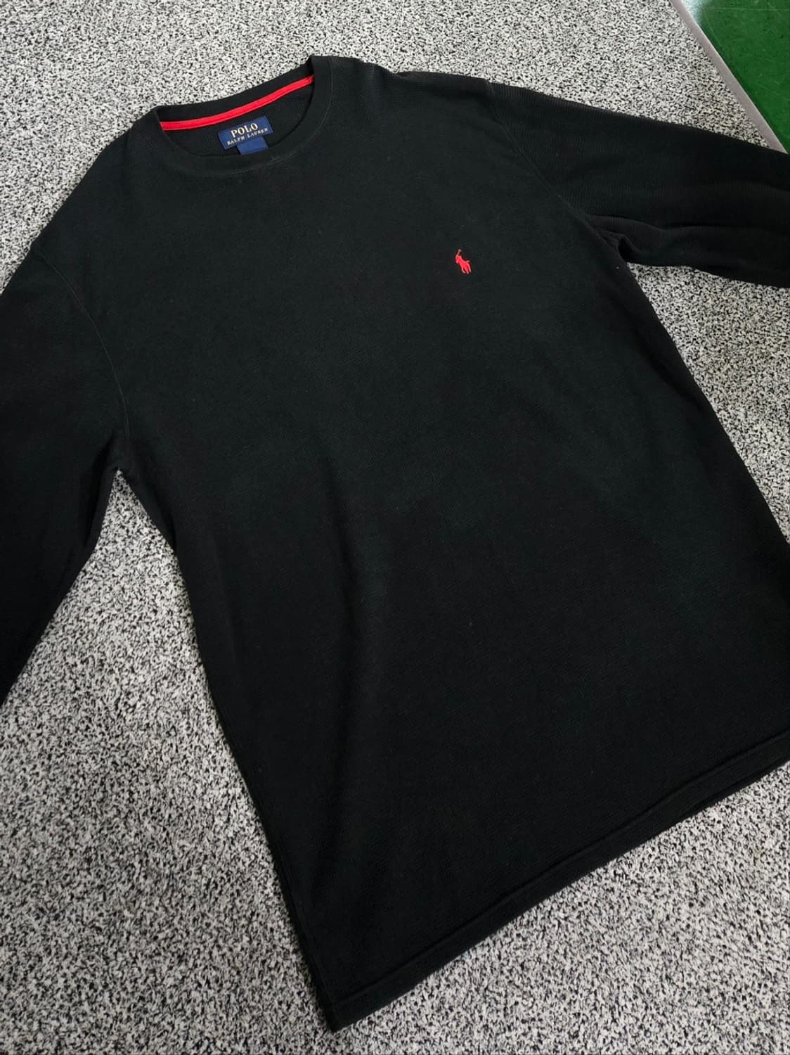 폴로 랄프 로렌 블랙 컬러 긴팔 티셔츠 상품이미지2