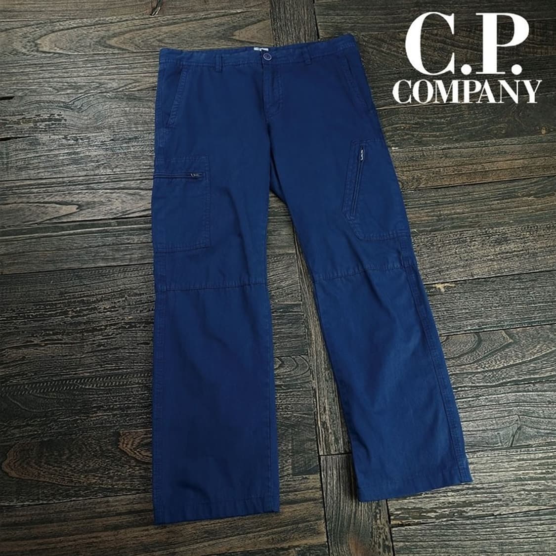 [씨피컴퍼니] 스트레이트 9부 멀티 포켓 카고 팬츠 P01612 상품이미지1