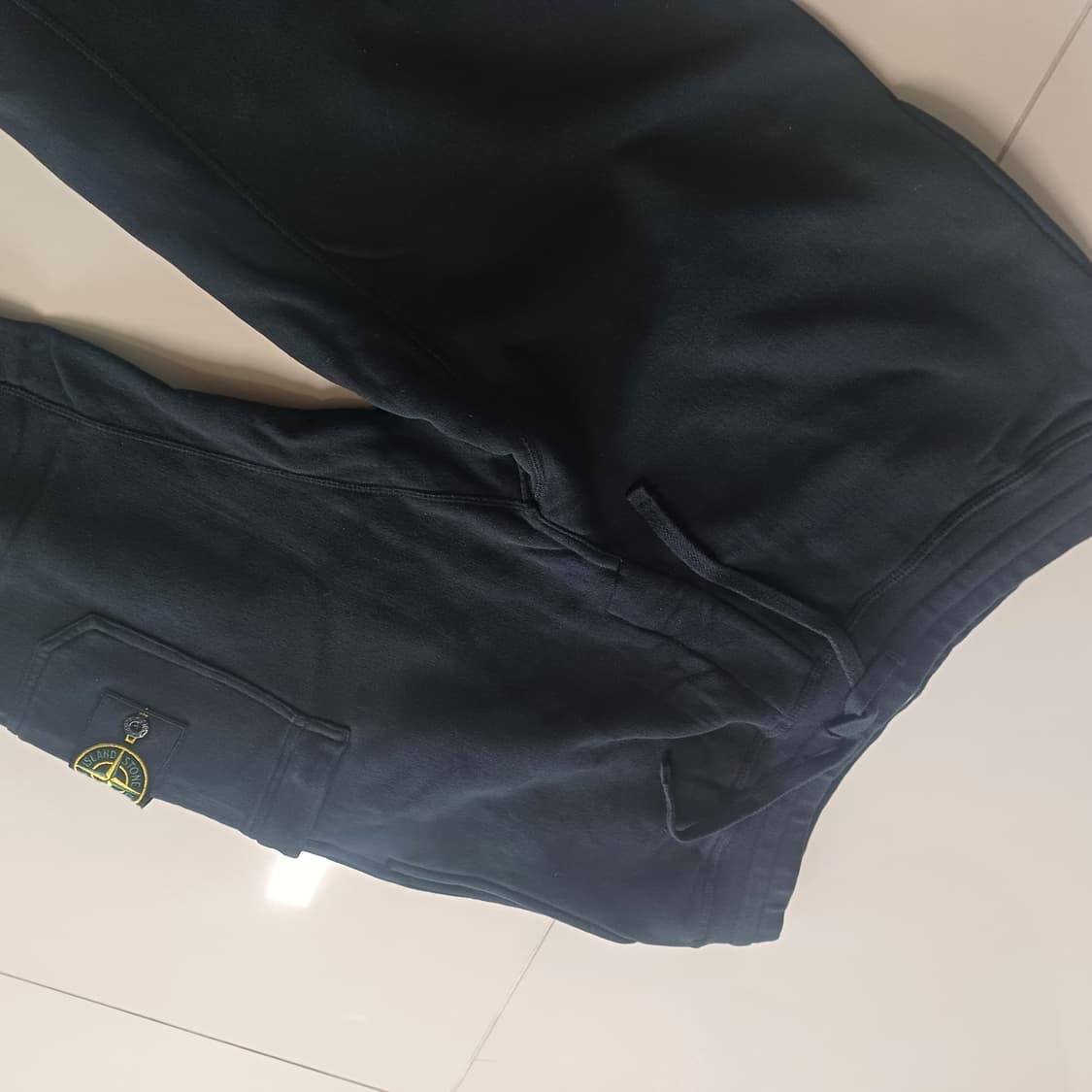 스톤아일랜드스웨트조거팬츠 블랙M판매 상품이미지7