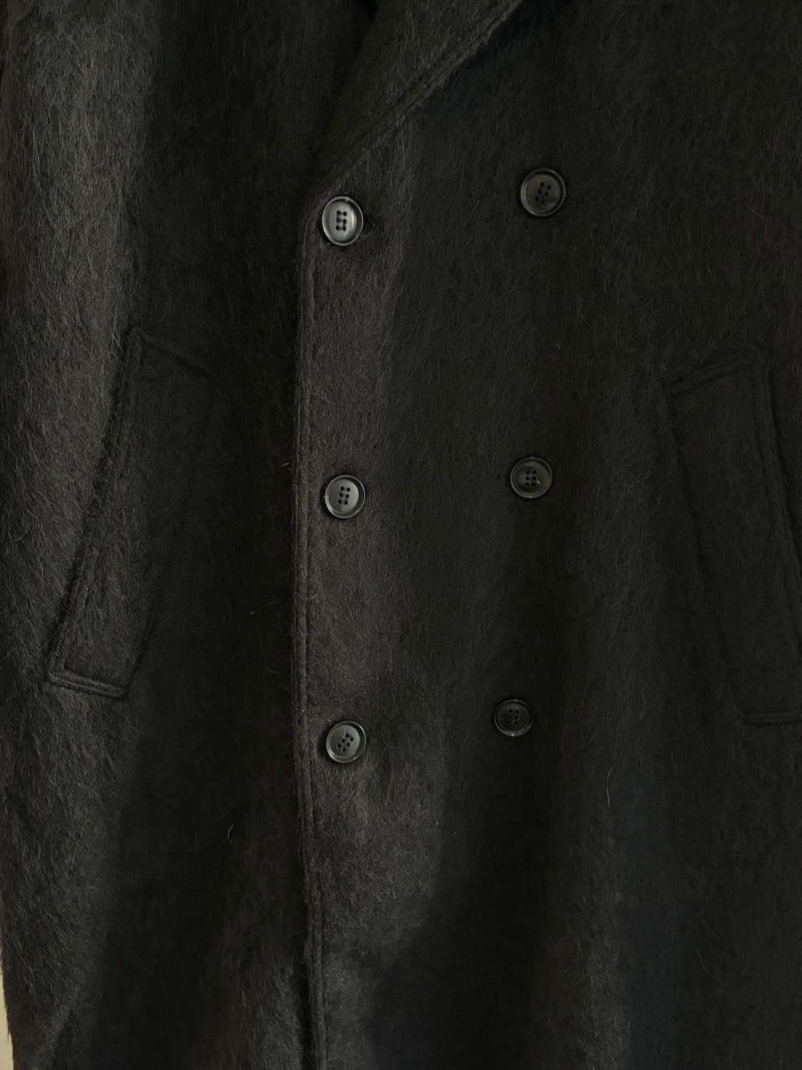 Stussy 스투시 모헤어 롱코트 L 상품이미지5