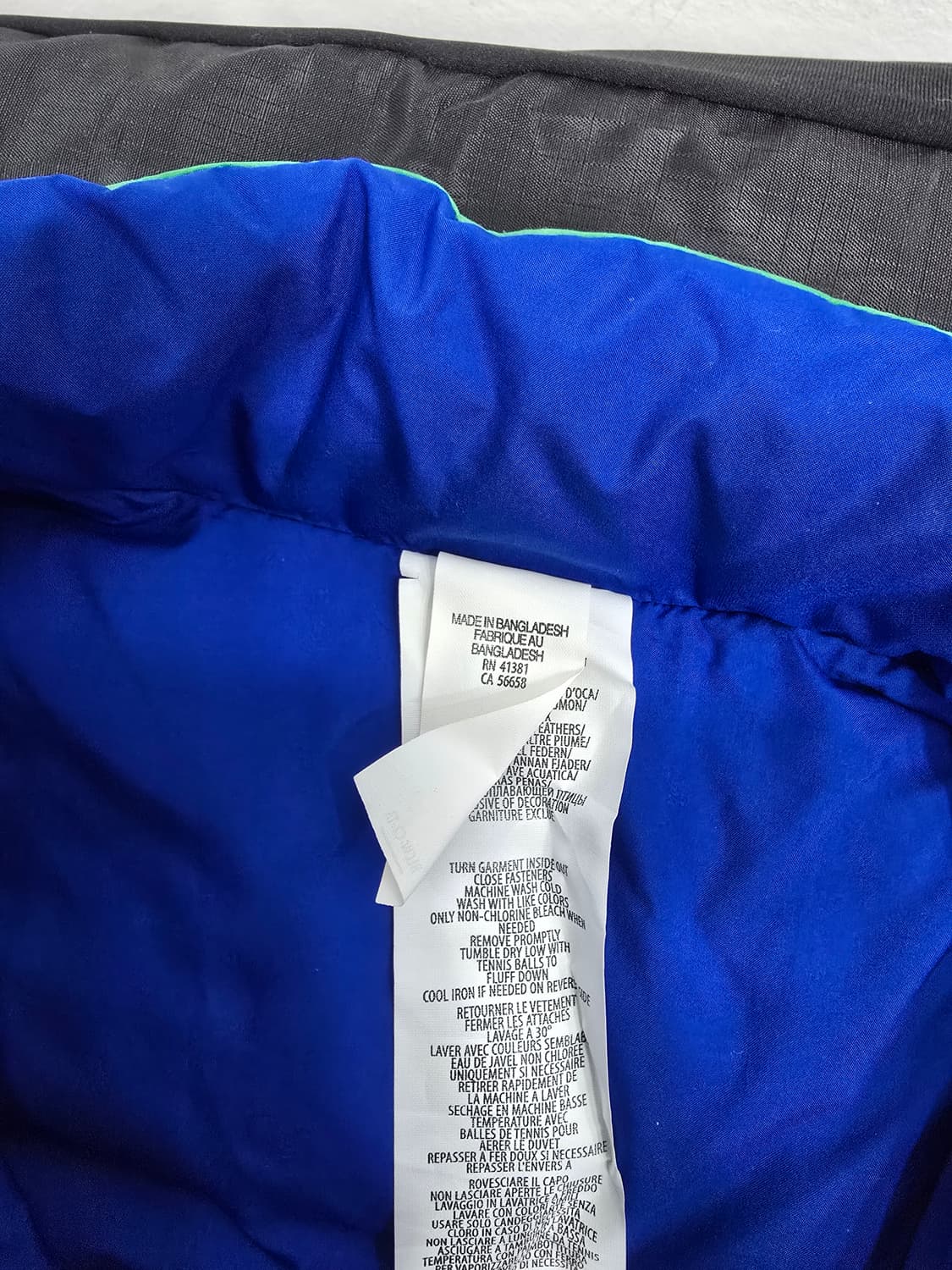 폴로 랄프로렌 블루 그린양면 조끼 상품이미지5