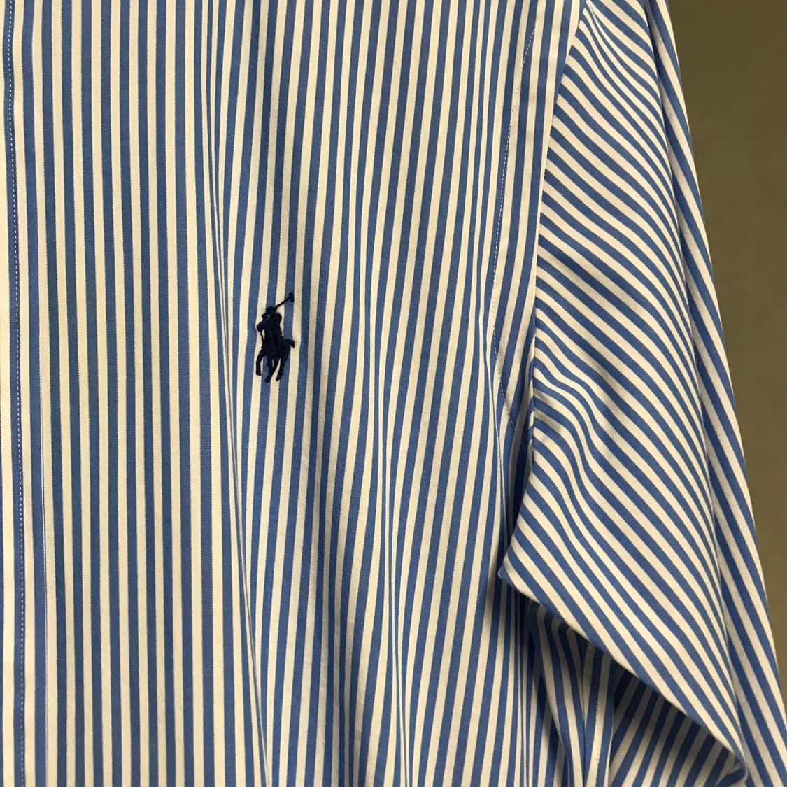폴로 랄프로렌 스트라이프 셔츠 블루 XS 상품이미지4