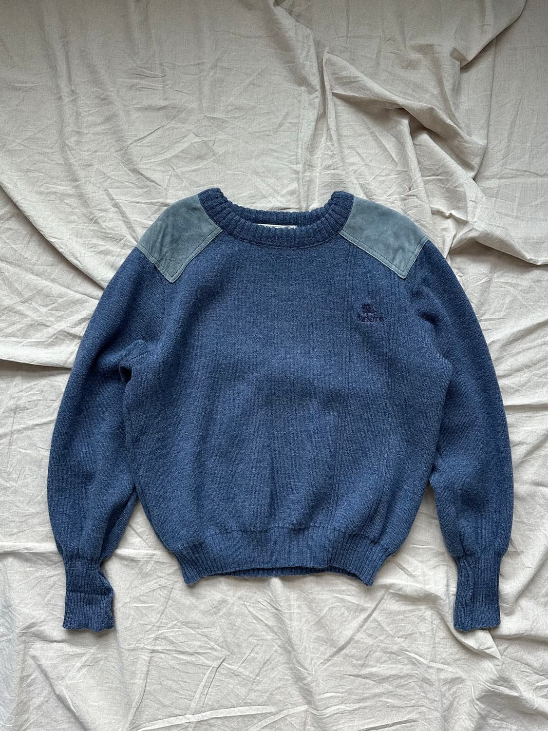 버버리 올드스쿨 90s 국내 라이센스 코만도 울100% 니트 상품이미지5