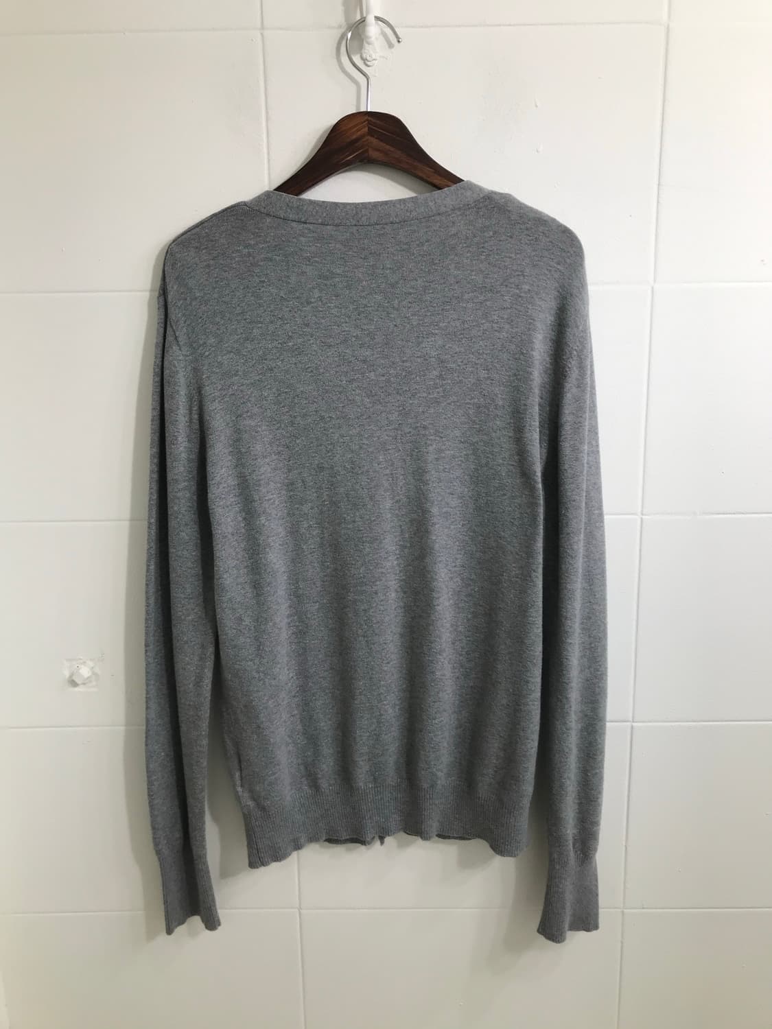 디젤 라이트 그레이 버튼 가디건 상품이미지7