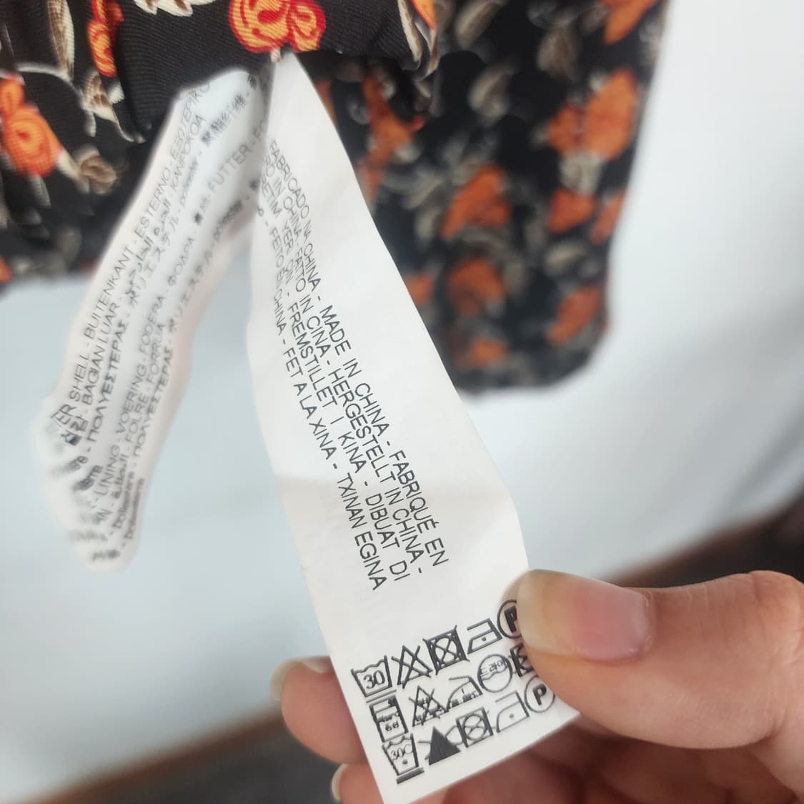 자라 플라워 패턴 봄버 자켓 상품이미지7