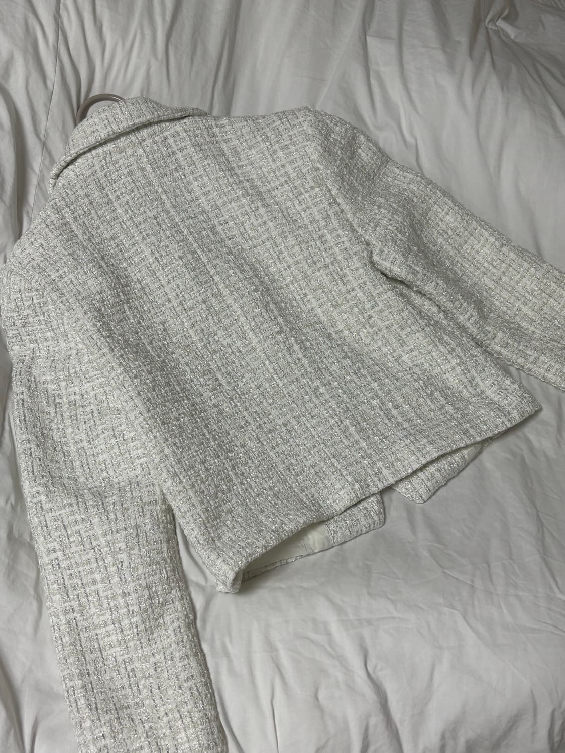 프롬비기닝 트위드 자켓 아이보리 상품이미지2