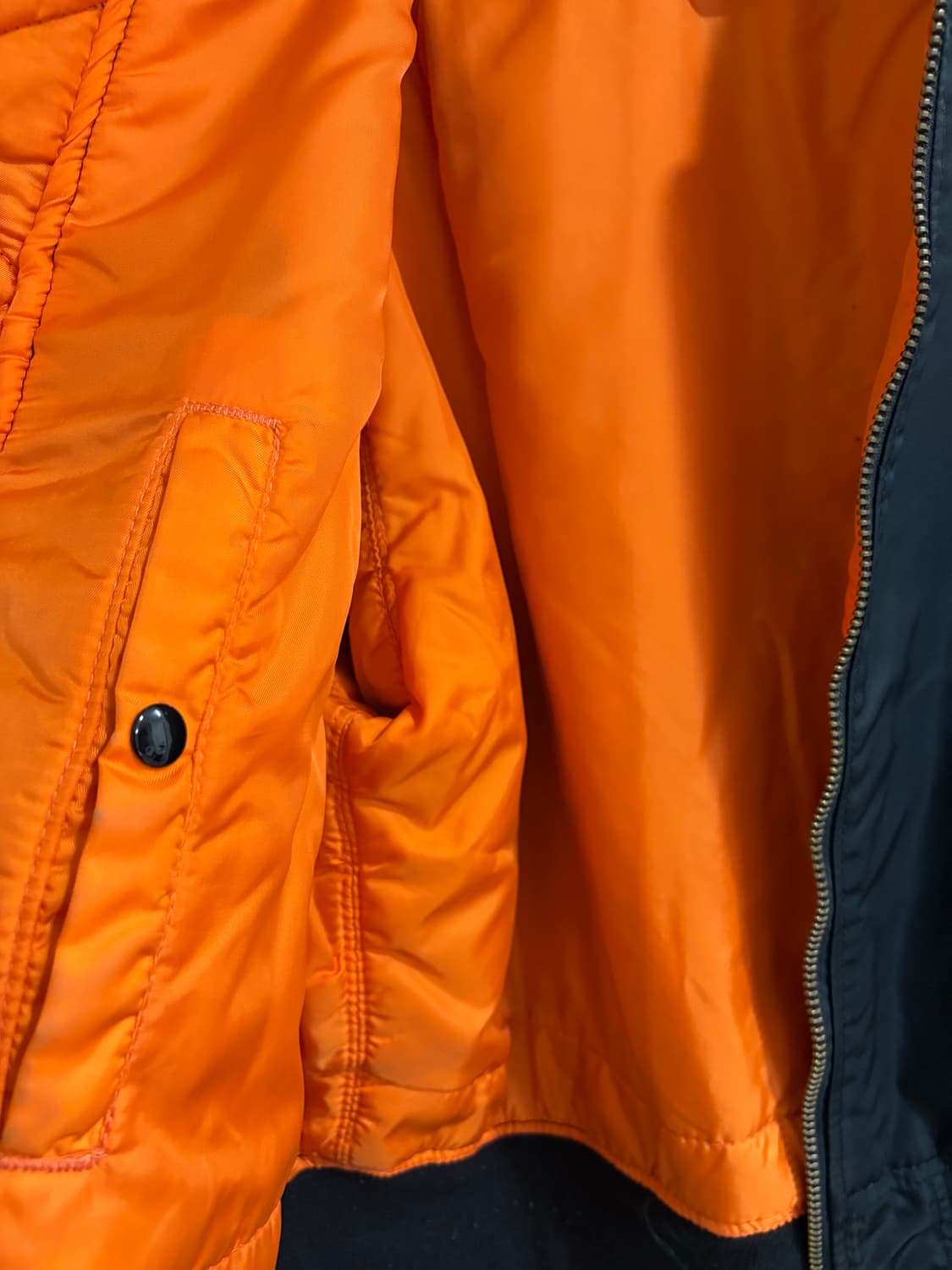 90s 알파인더스트리 ma-1 봄버 블랙 상품이미지8