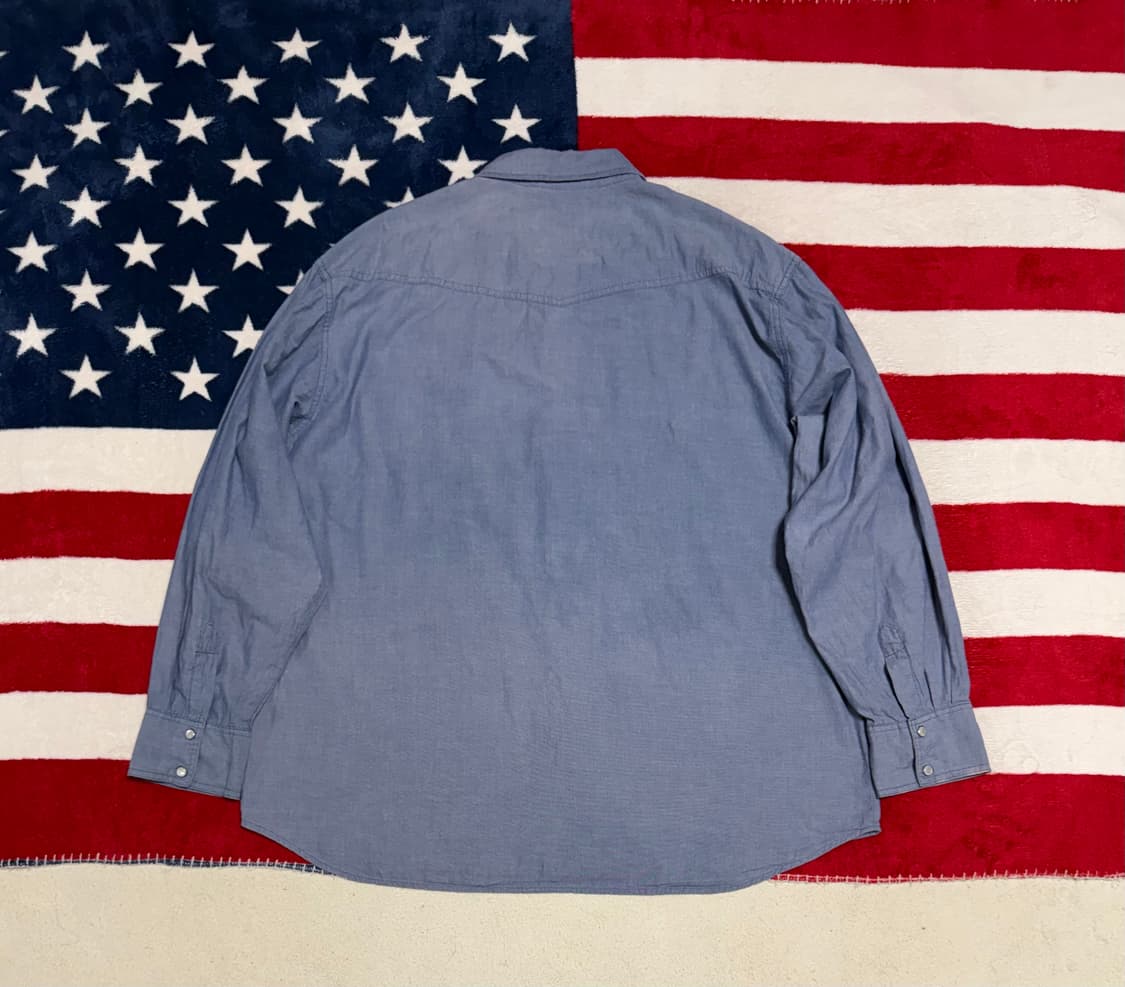 리바이스 샴브레이 웨스턴셔츠 Levi’s Western shirt 빈티지 상품이미지7