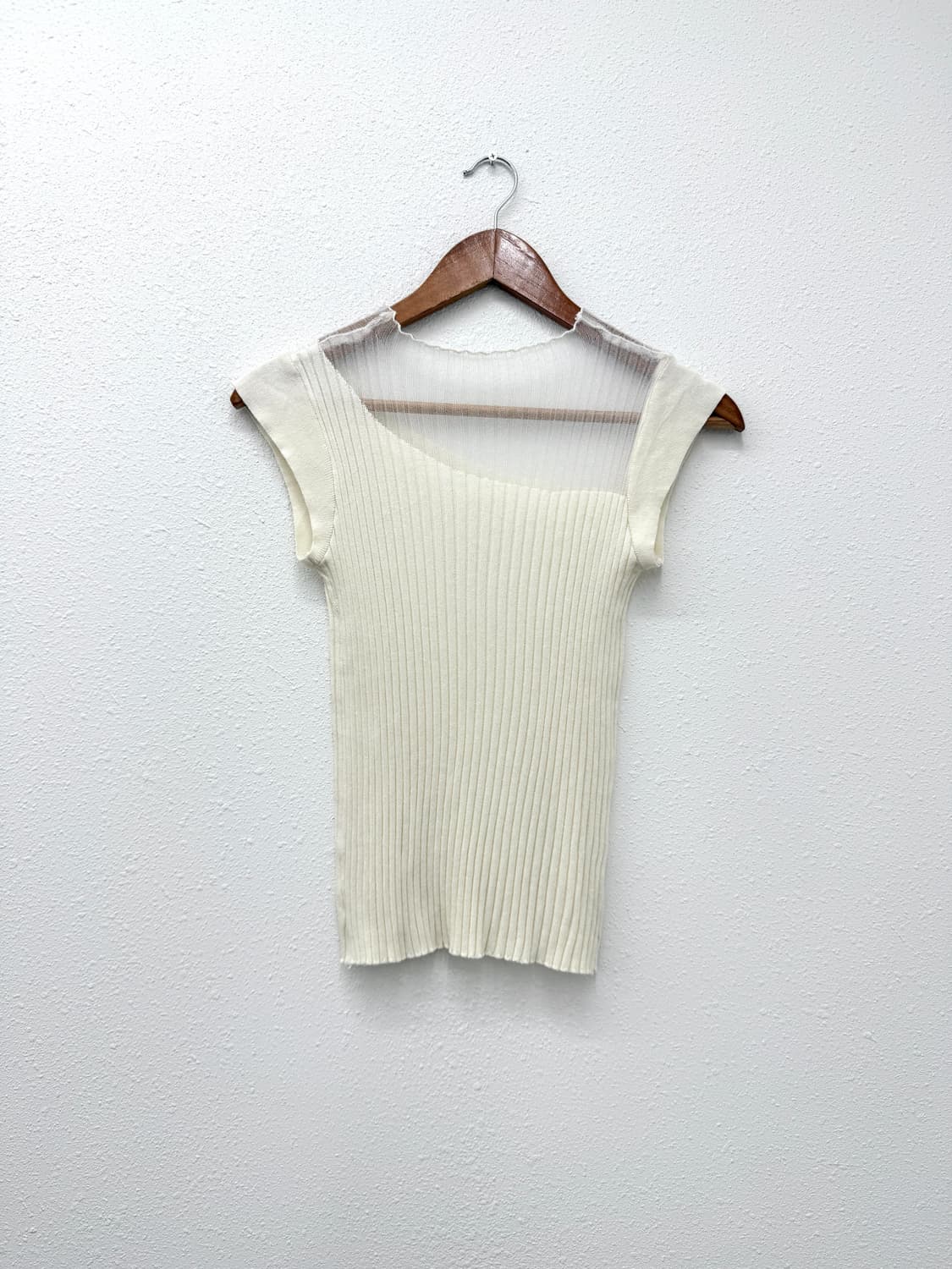 빈티지 아이보리 시스루 슬리브리스 상품이미지2