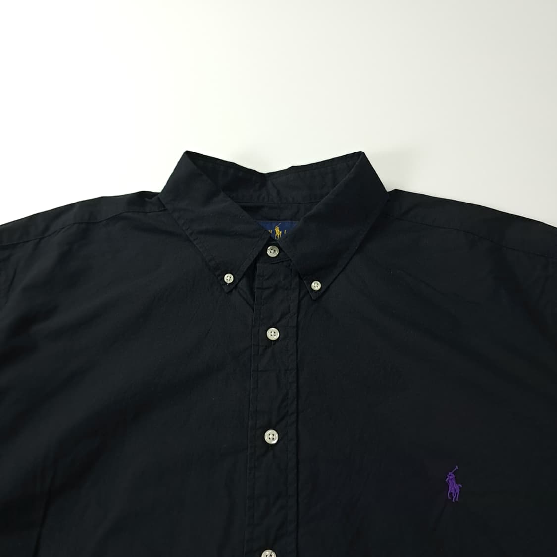 CJ047 XLT 폴로 90s 블랙 셔츠 남방 상품이미지2