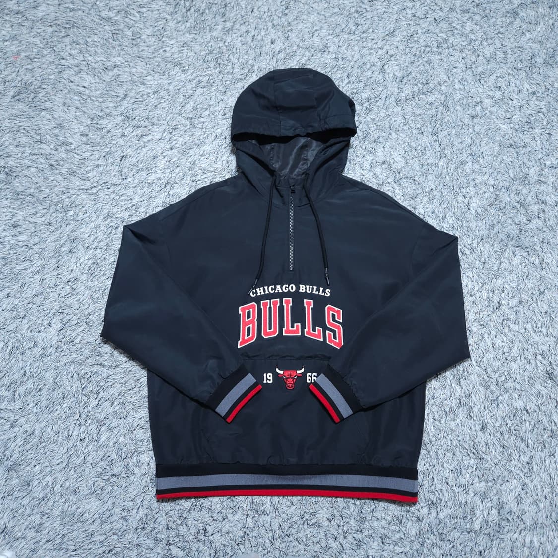 NBA) L 남자 시카고불스 반집업바람막이 아노락 / 왕눈이샵 상품이미지1