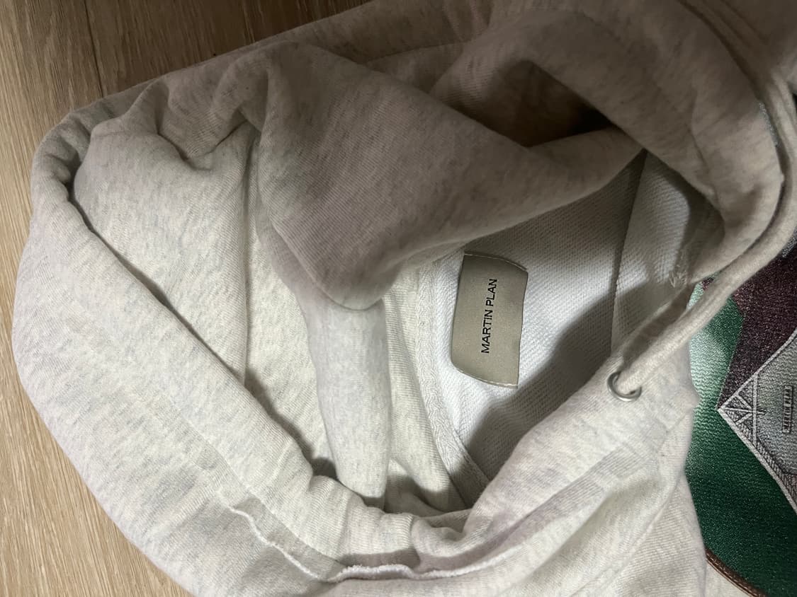 마틴플랜 housekeeper hoodie 오트밀 S 상품이미지3