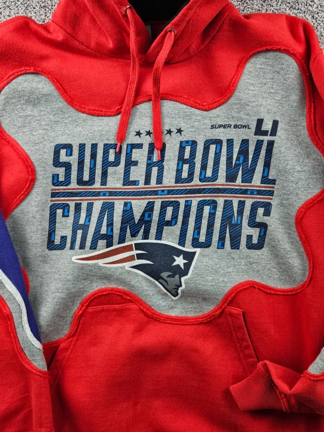 슈퍼볼 챔피언스 아플리케 커스텀 후드 티셔츠 ( M ) / 9355 상품이미지7