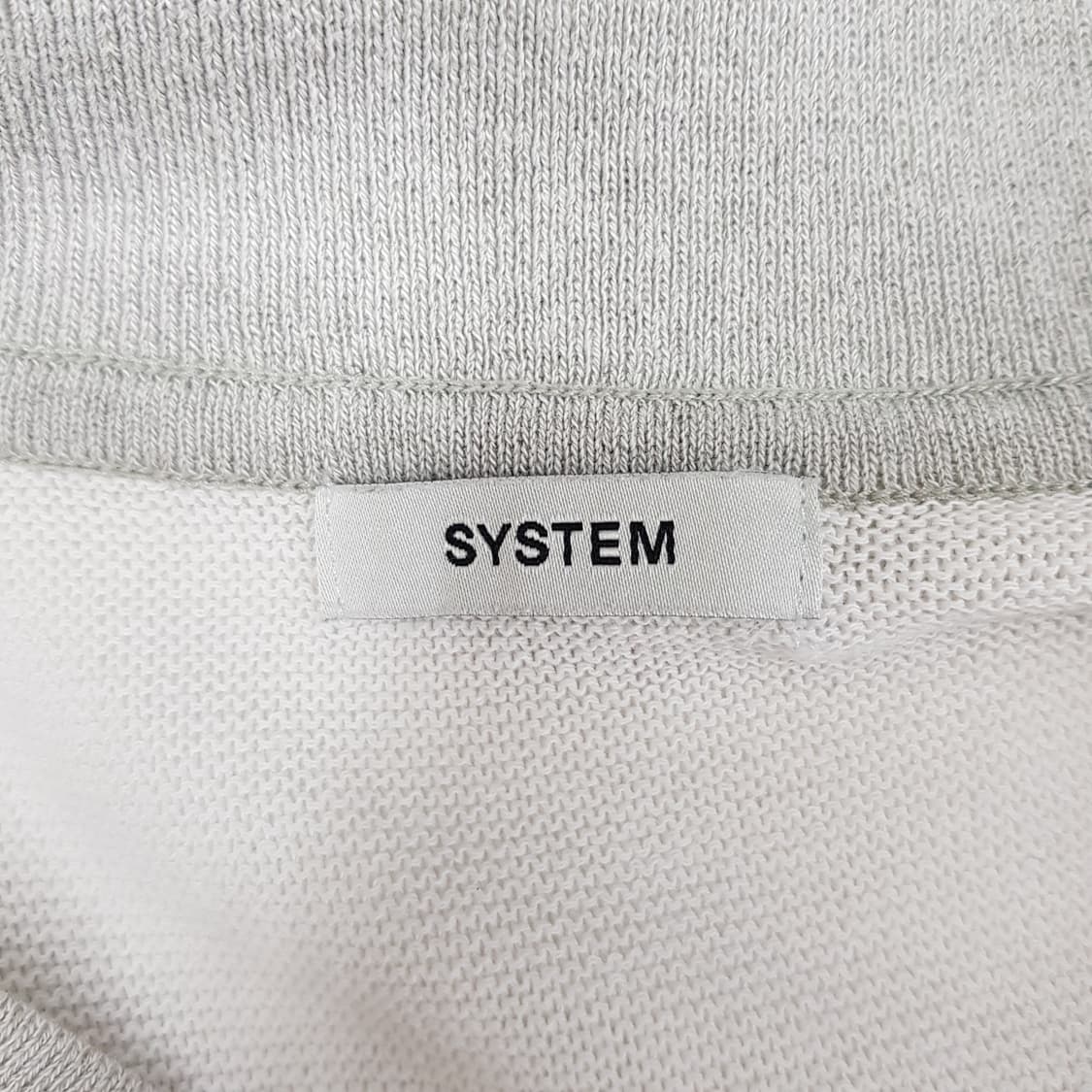 한섬 시스템옴므 2022 반팔 니트 100사이즈 상품이미지5
