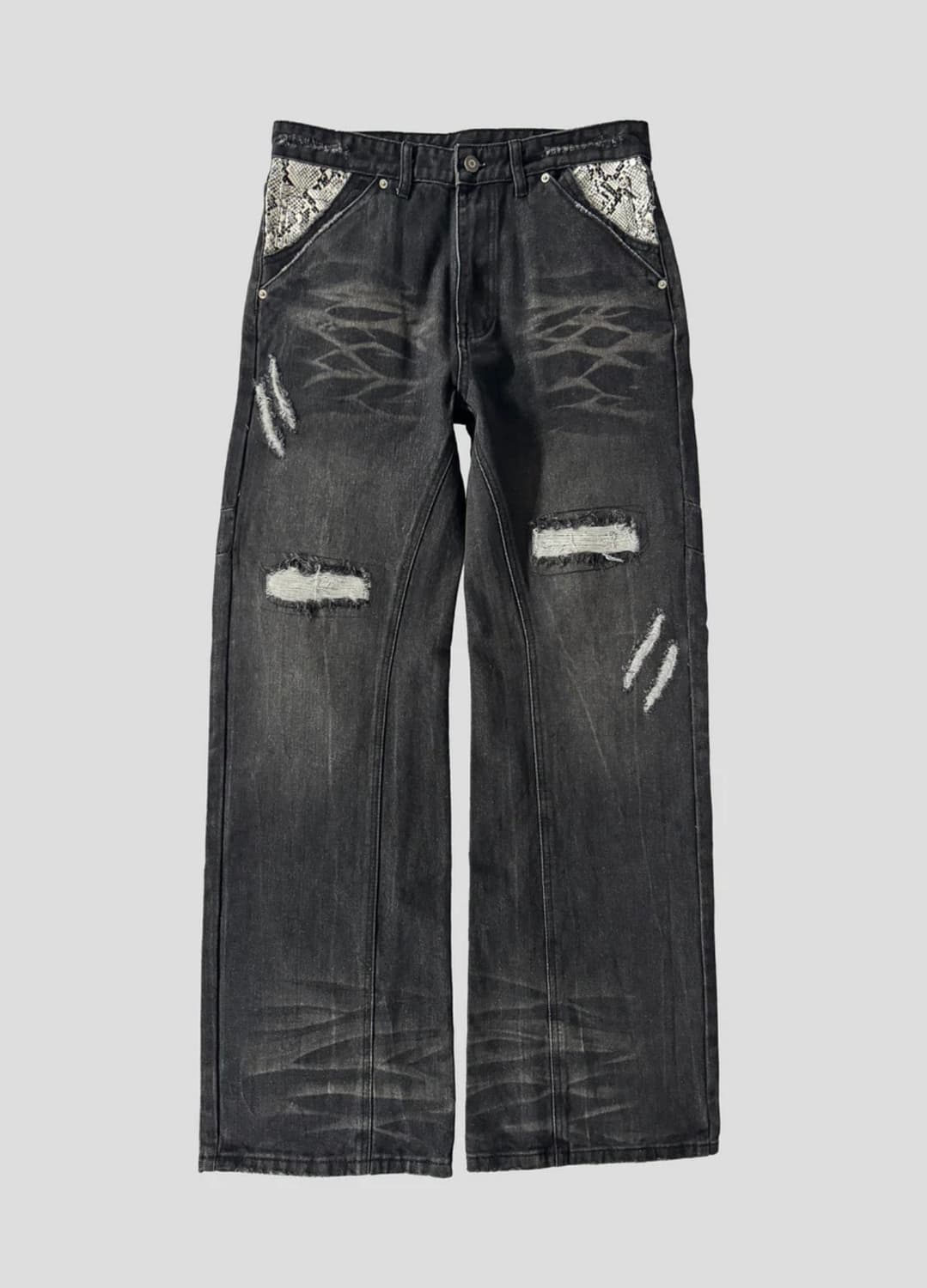 (Onefateclo)risebeyond snake jeans 상품이미지1