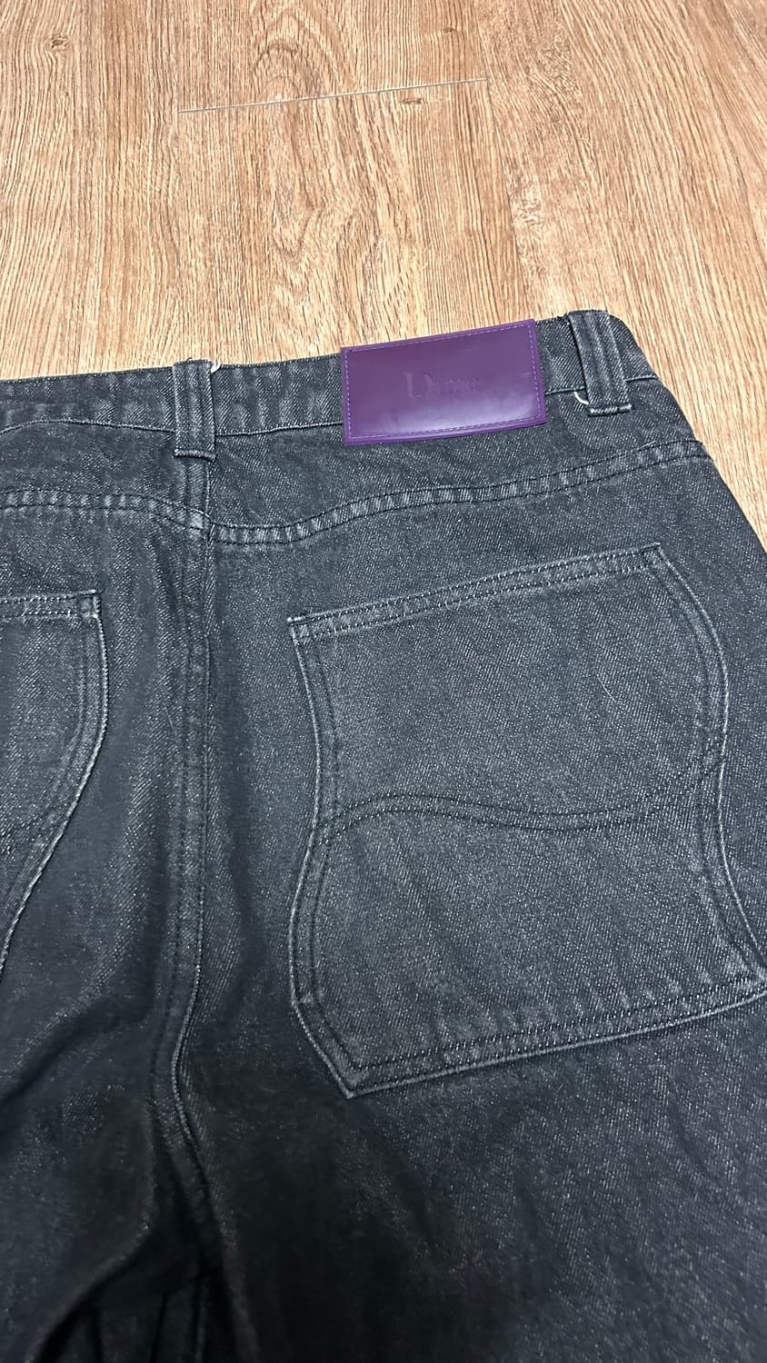 다임 클래식 배시 데닙 팬츠 블랙 워시드 상품이미지5