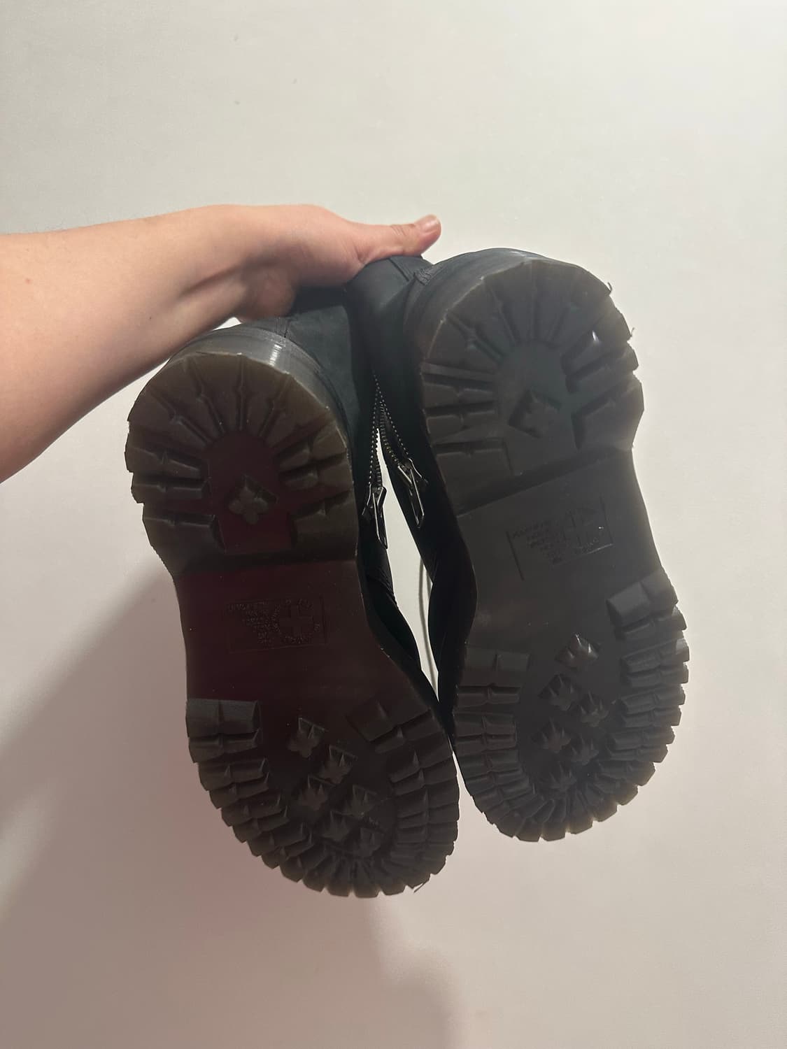 릭오웬스 닥터마틴 쿼드 솔 스틸 토 290 uk10 상품이미지9