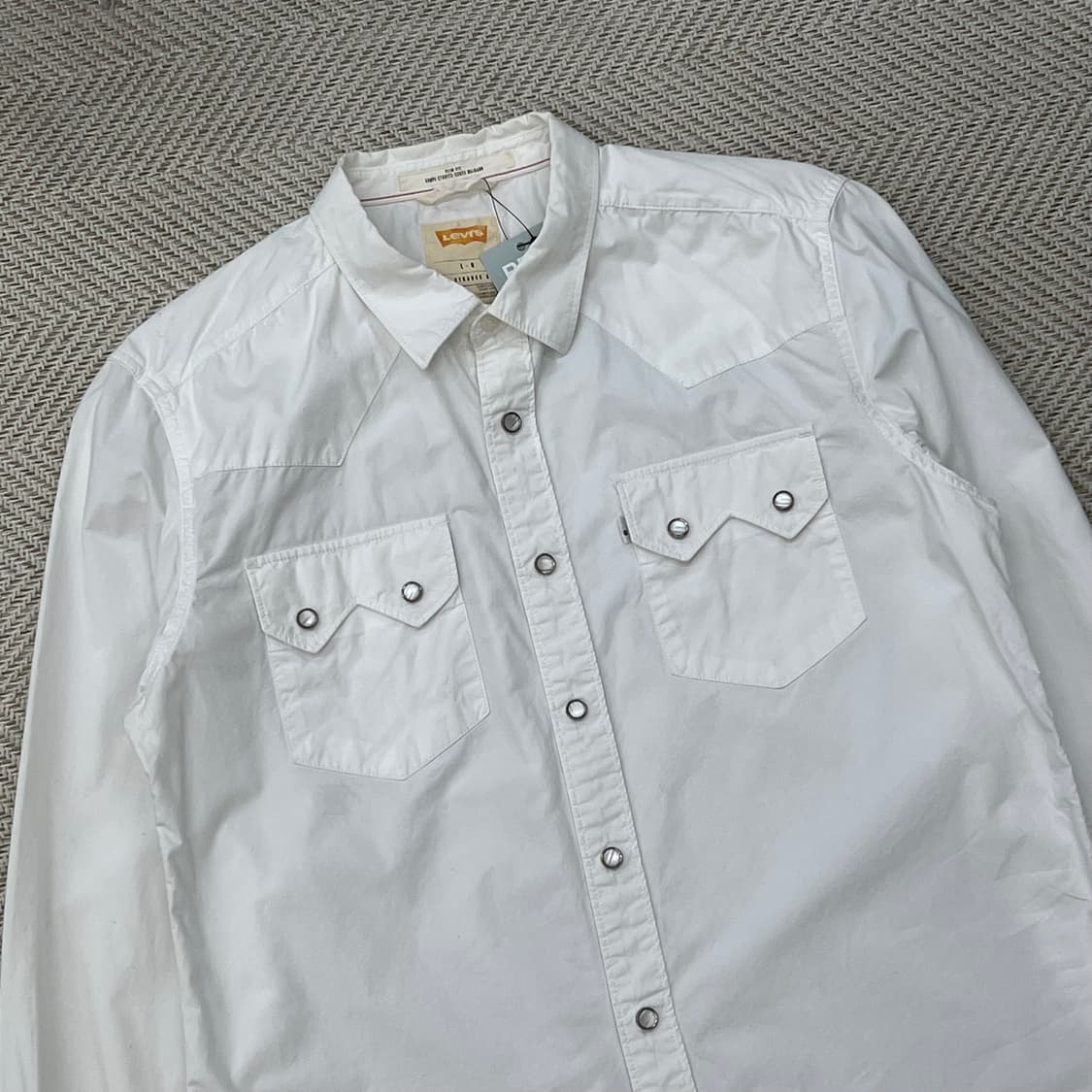 리바이스 웨스턴 화이트 셔츠 r2333 상품이미지3