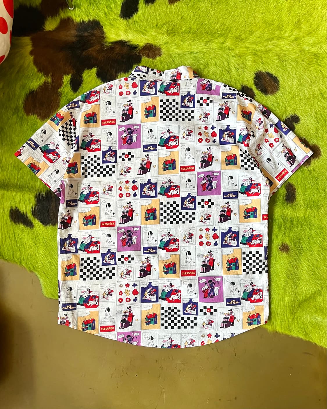 1990s bombom2 Pop Art Cartton 1/2 Shirt 상품이미지7