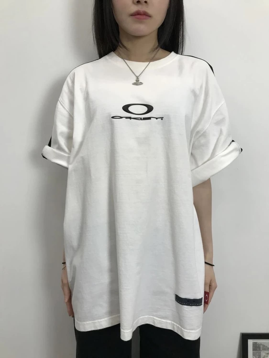 00's Oakley Software Logo Tee White 상품이미지4
