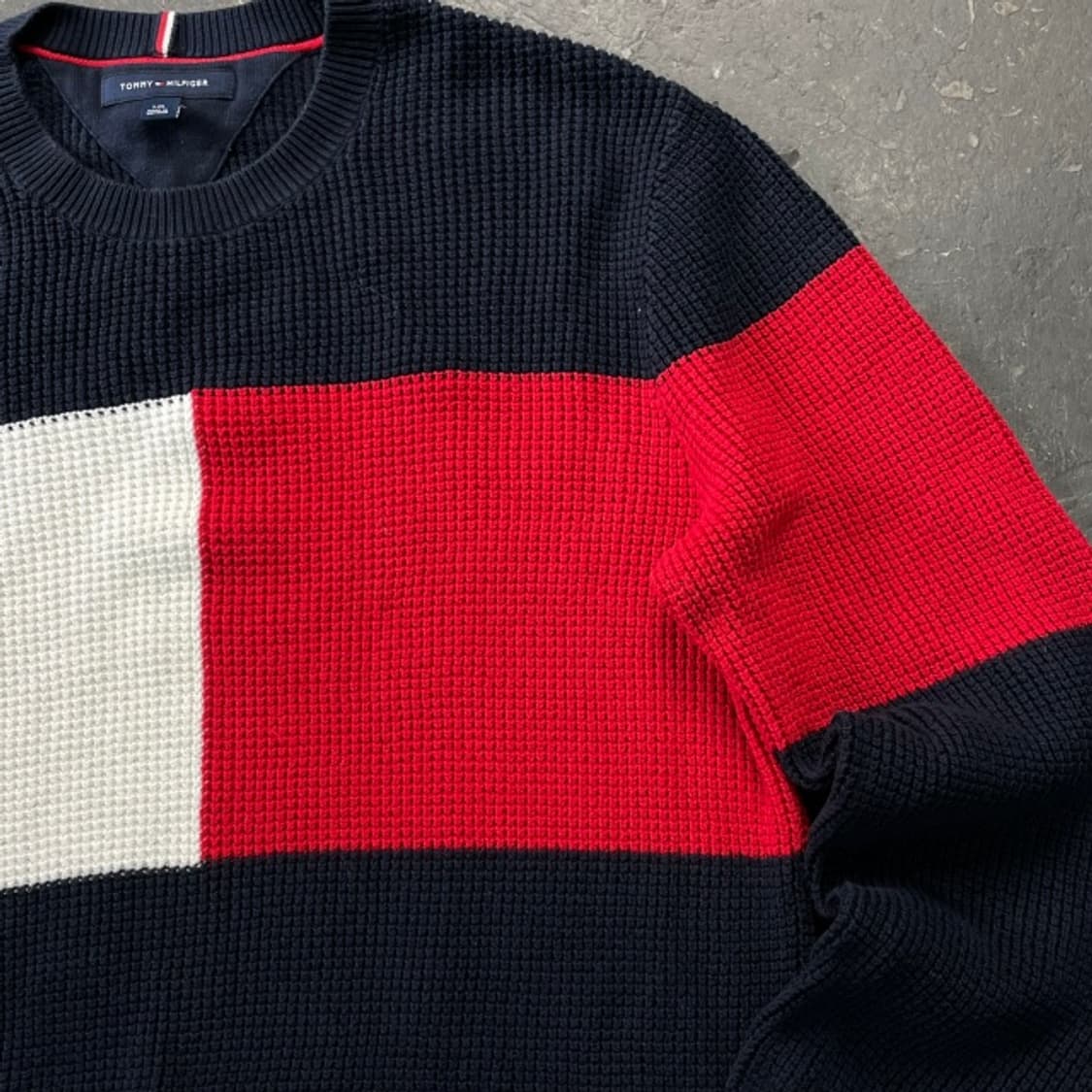 100 타미힐피거 빅로고 니트  상품이미지2