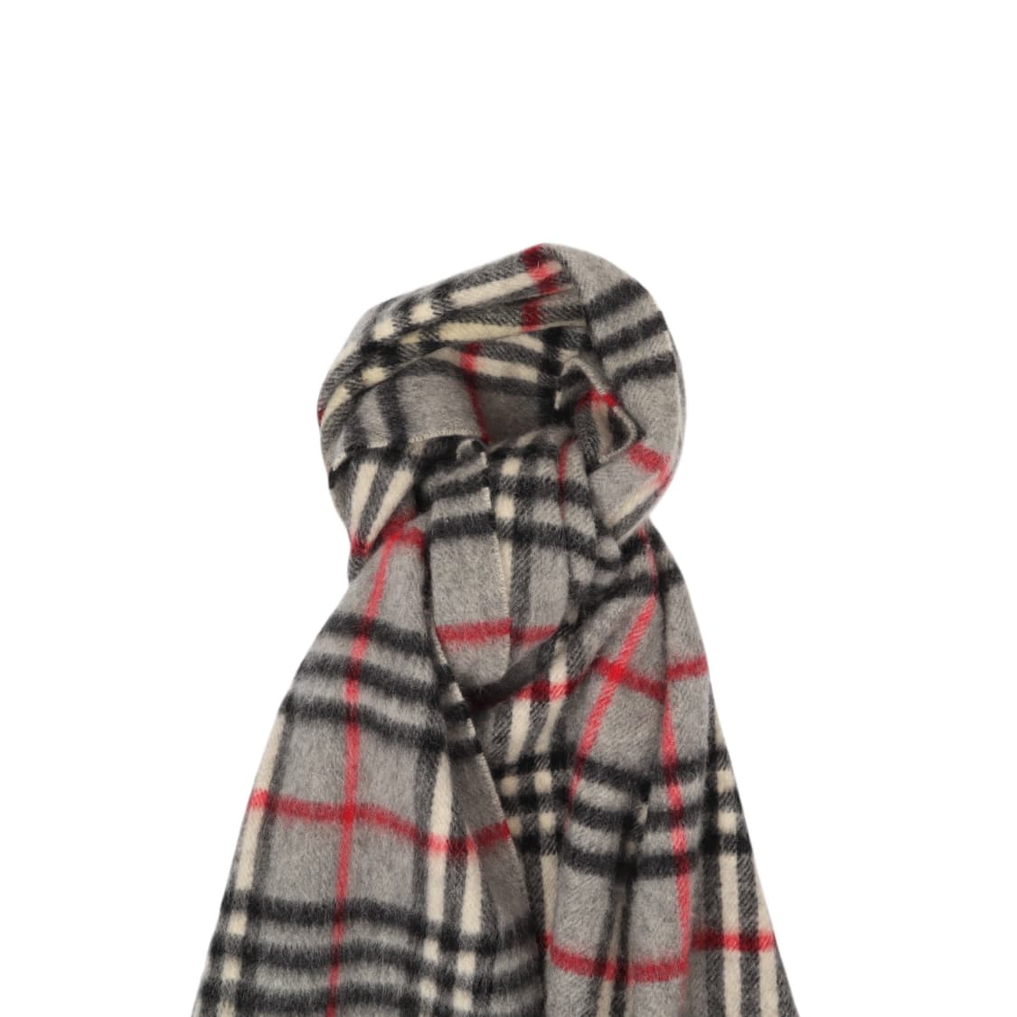 버버리 그레이 캐시미어 100 노바체크 머플러 상품이미지2