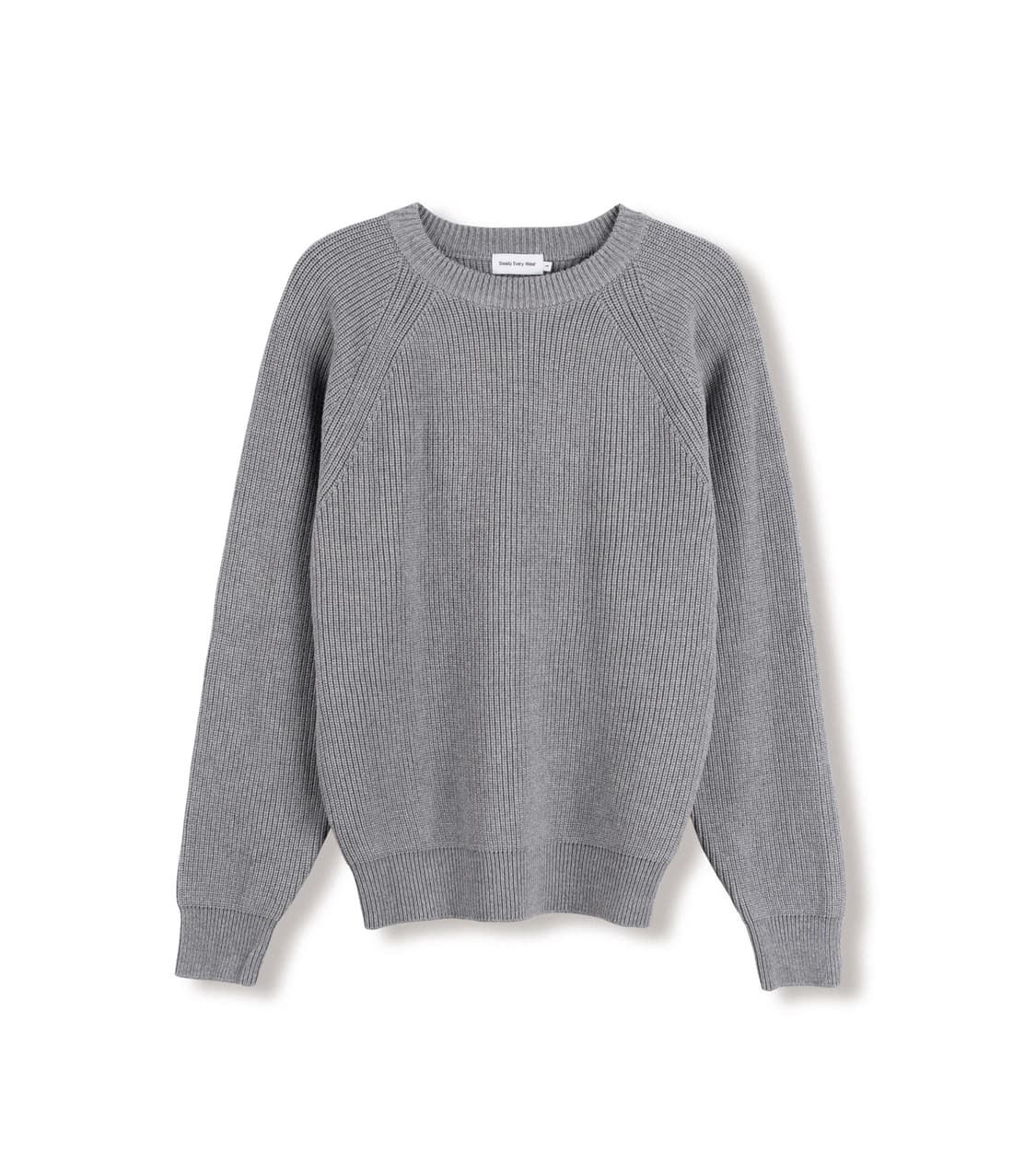 (2) 스테디에브리웨어 코튼 피셔맨 니트 (그레이 멜란지) 상품이미지1