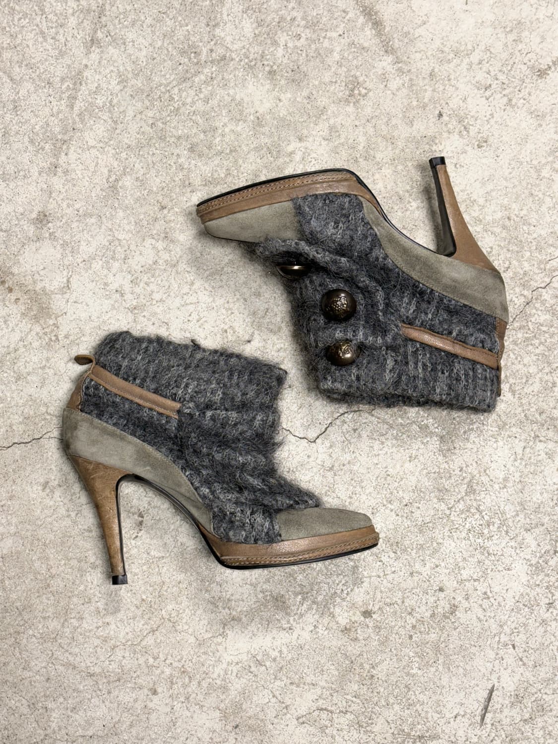 Jpn 나폴레옹 니트 하이힐 상품이미지8