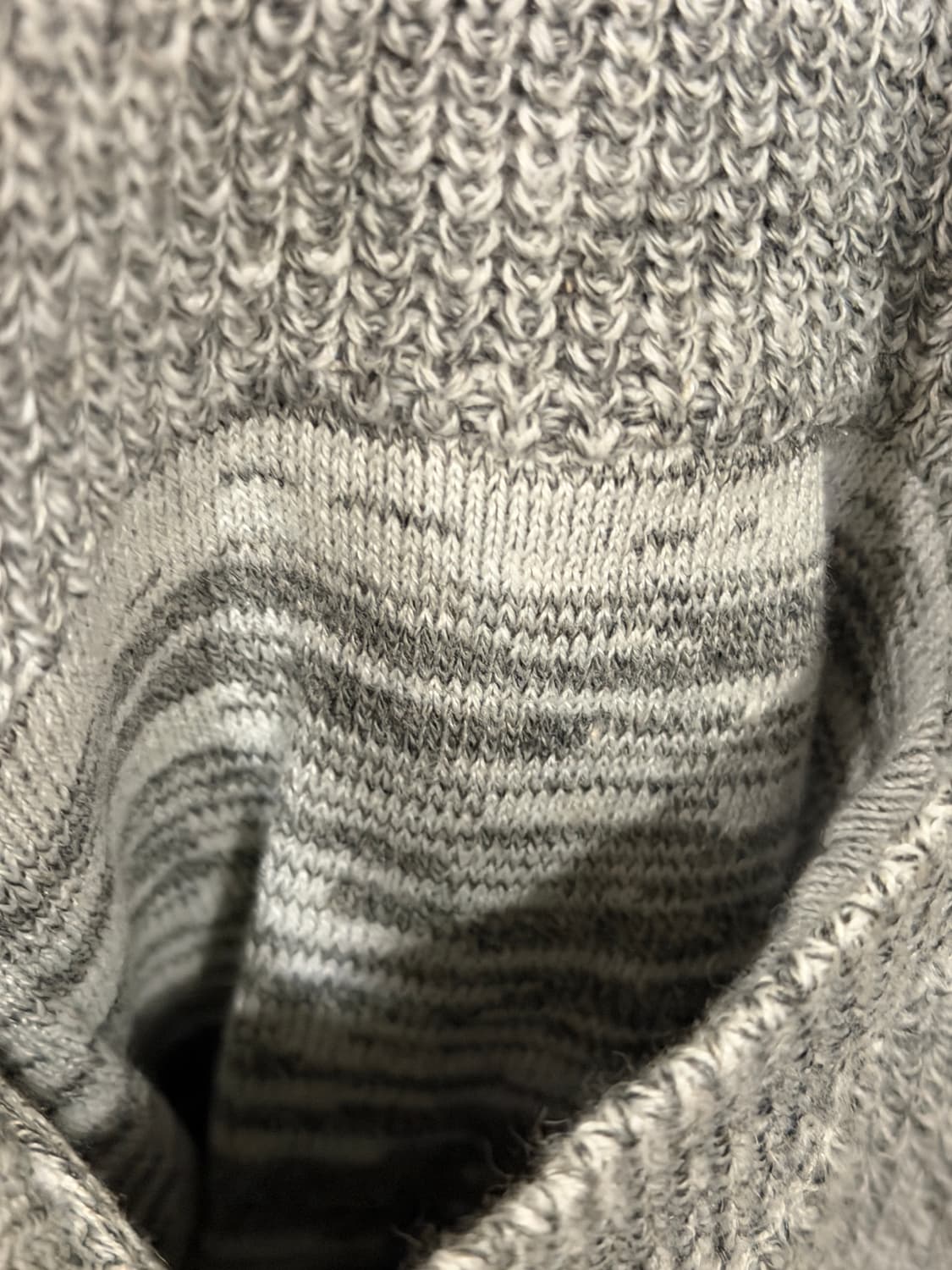 버커루 포켓 롱 니트 가디건 그레이 상품이미지3