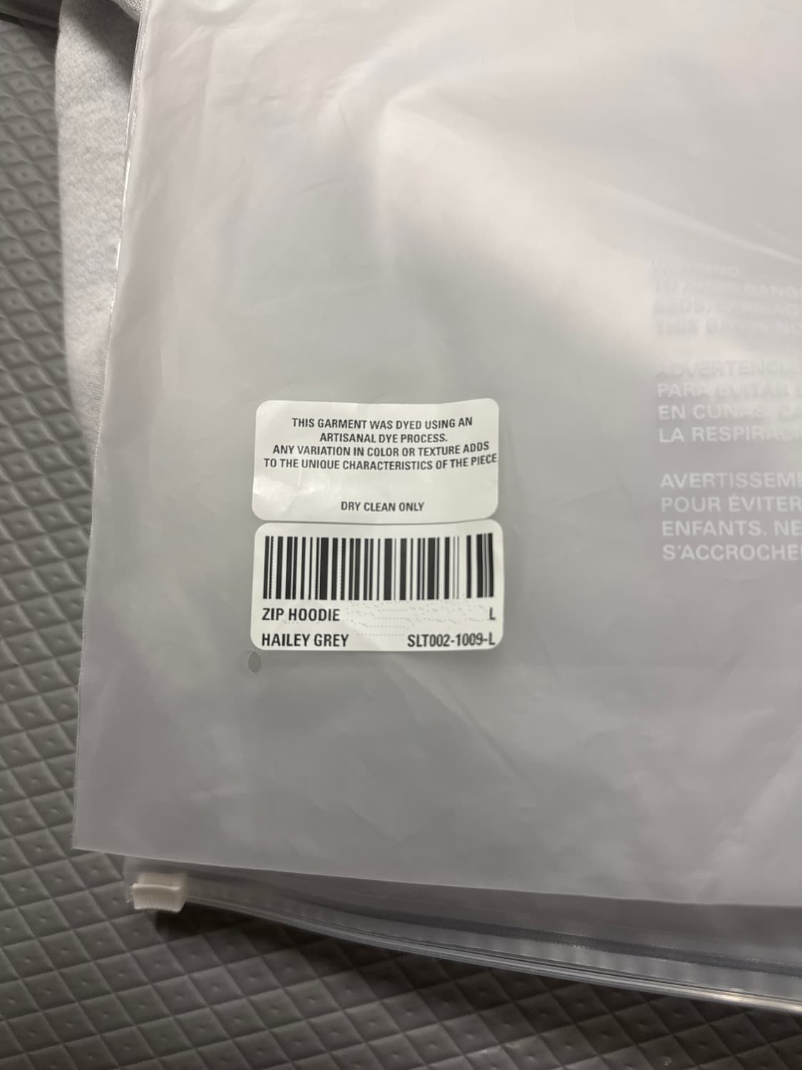 (L) SKYLRK 스카이라크 hailee grey 그레이 후드집업 상품이미지4