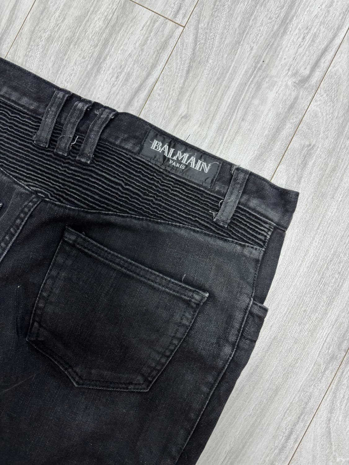 balmain 팬츠 정품 블랙 상품이미지6