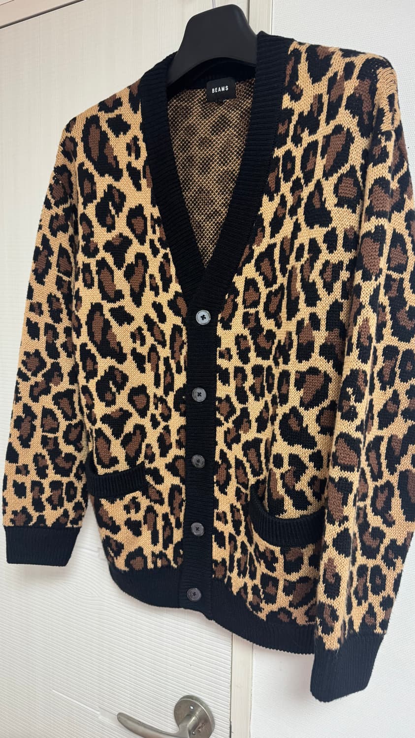 빔즈 레오파드 가디건 M(95-100) 상품이미지2