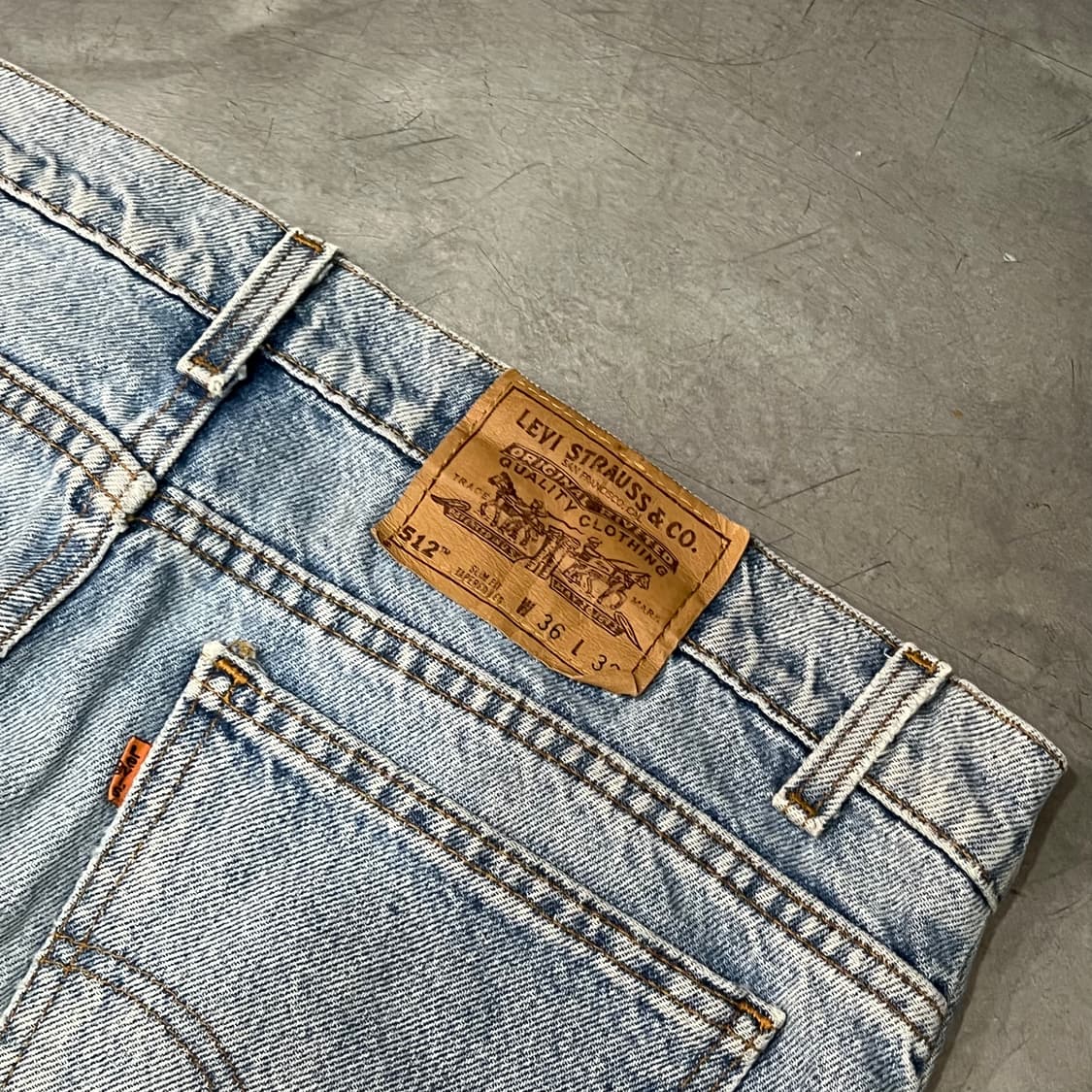  USA 리바이스 512 오렌지탭 데님 팬츠 y14752 상품이미지6
