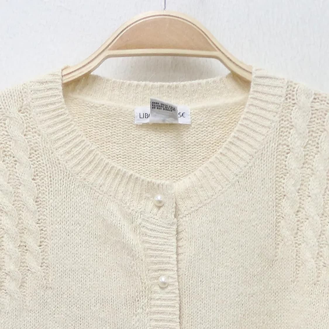 LIBERTY  앙고라 울 혼방 니트 가디건 63395 상품이미지5