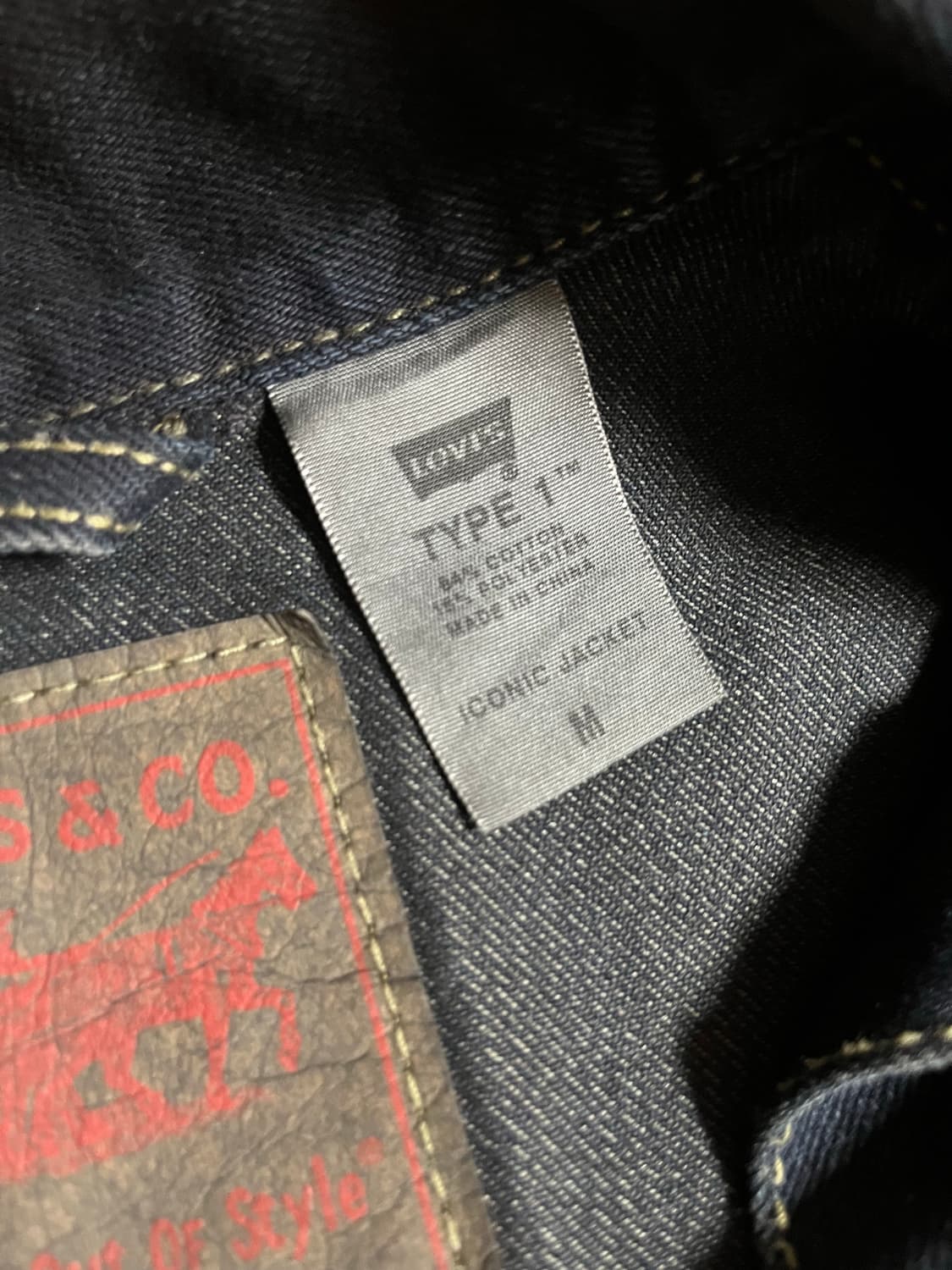 LEVI'S TYPE 1 아이코닉 데님 자켓 M 상품이미지4