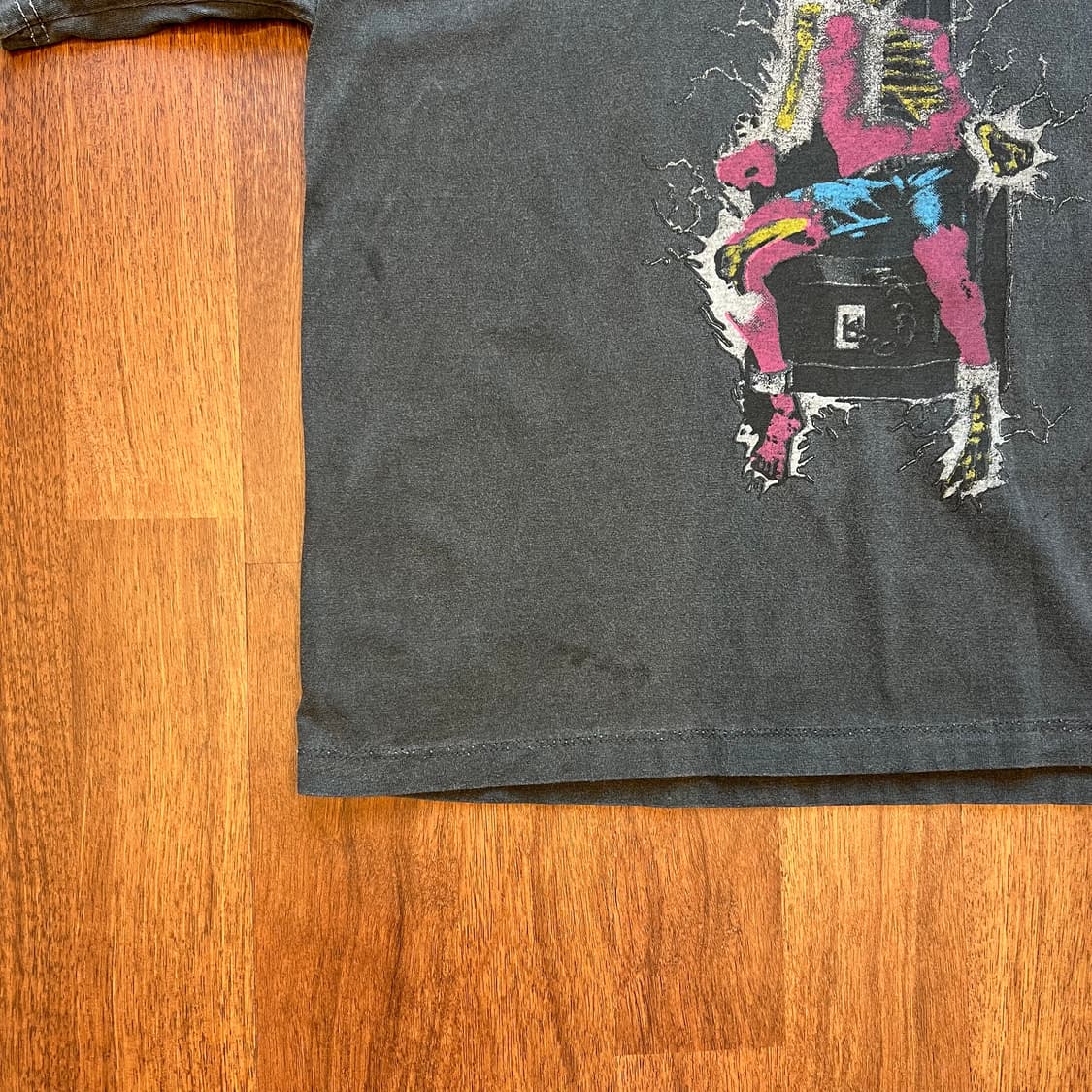메탈리카 피그먼트 루즈핏 반팔 티셔츠 band tee 상품이미지4