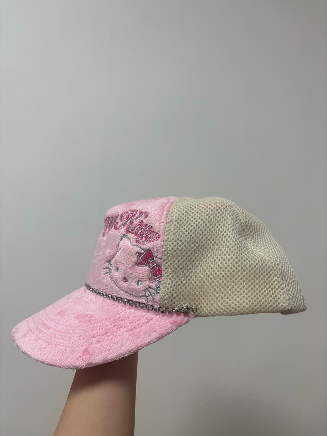 급처할인) 미사용 고전 헬로키티 캡모자 챠미키티 갸루 상품이미지3