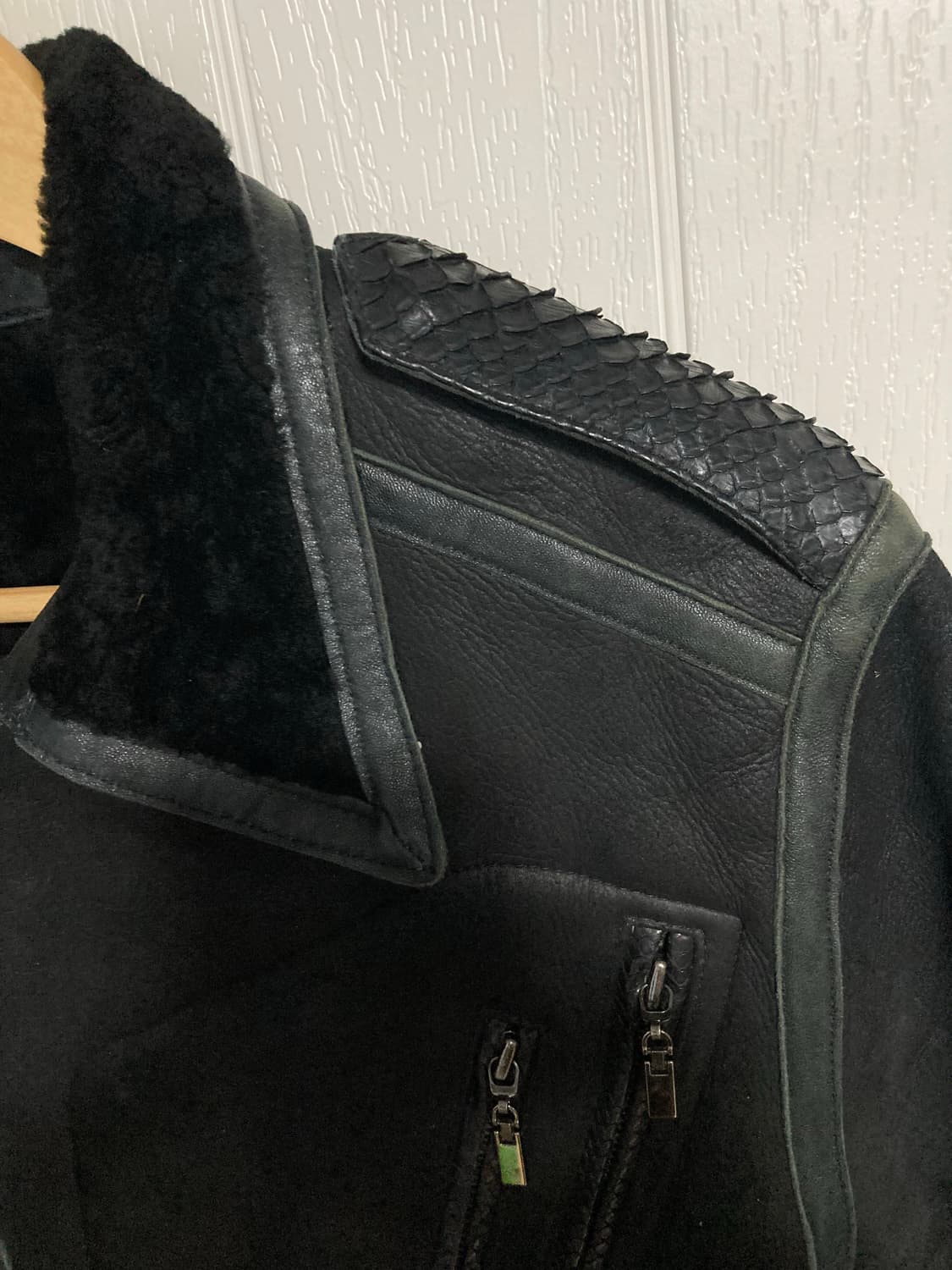 파이톤 무스탕 자켓 상품이미지6