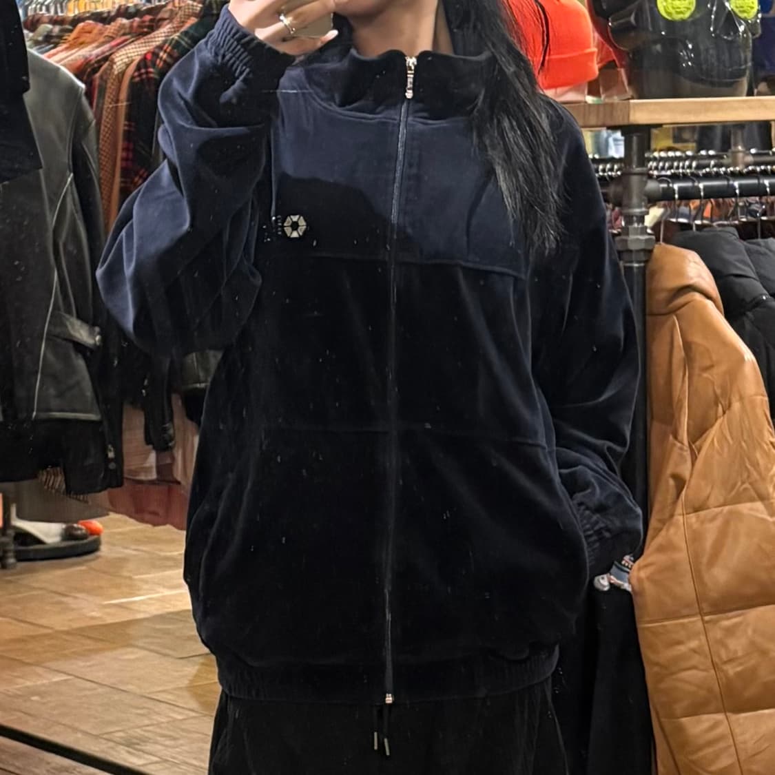 [HI] VTG 벨벳져지 네이비 상품이미지2