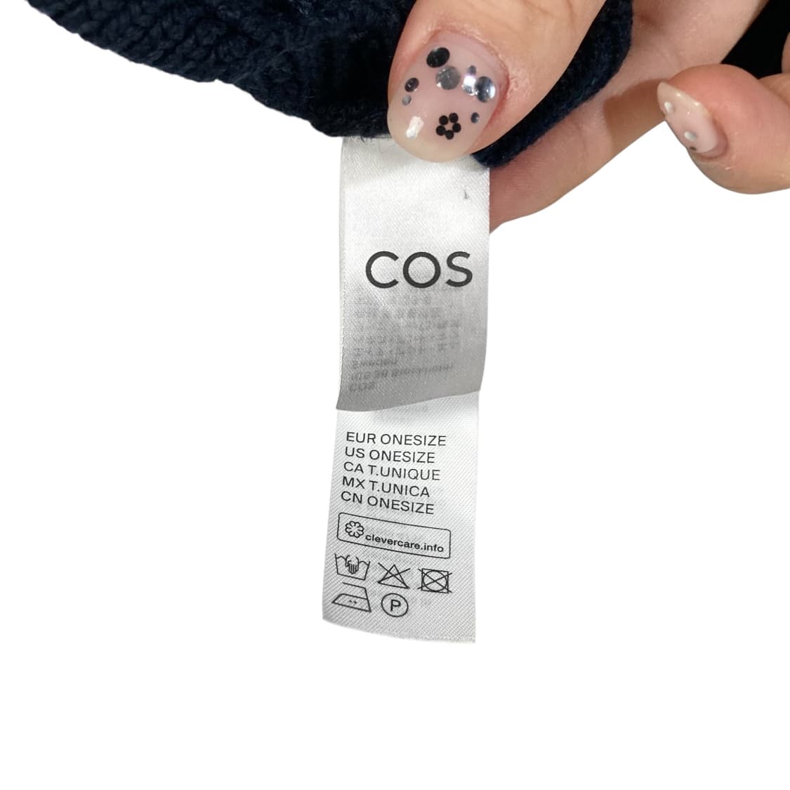 Cos 블랙 카라넥 니트 베스트 상품이미지4