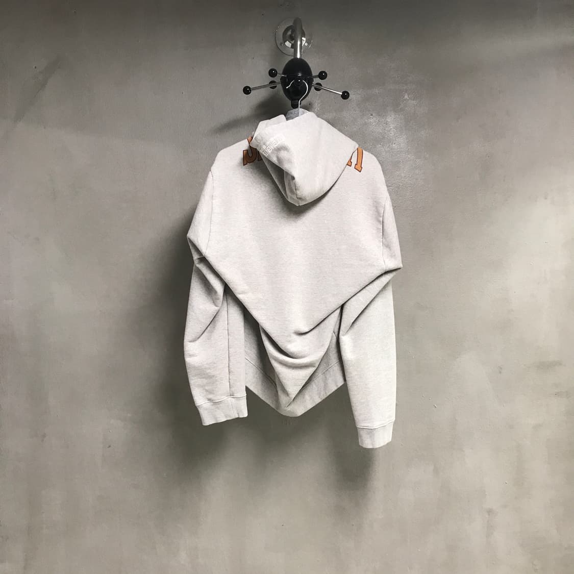 베트멍 로고 후드티 그레이 M 상품이미지8