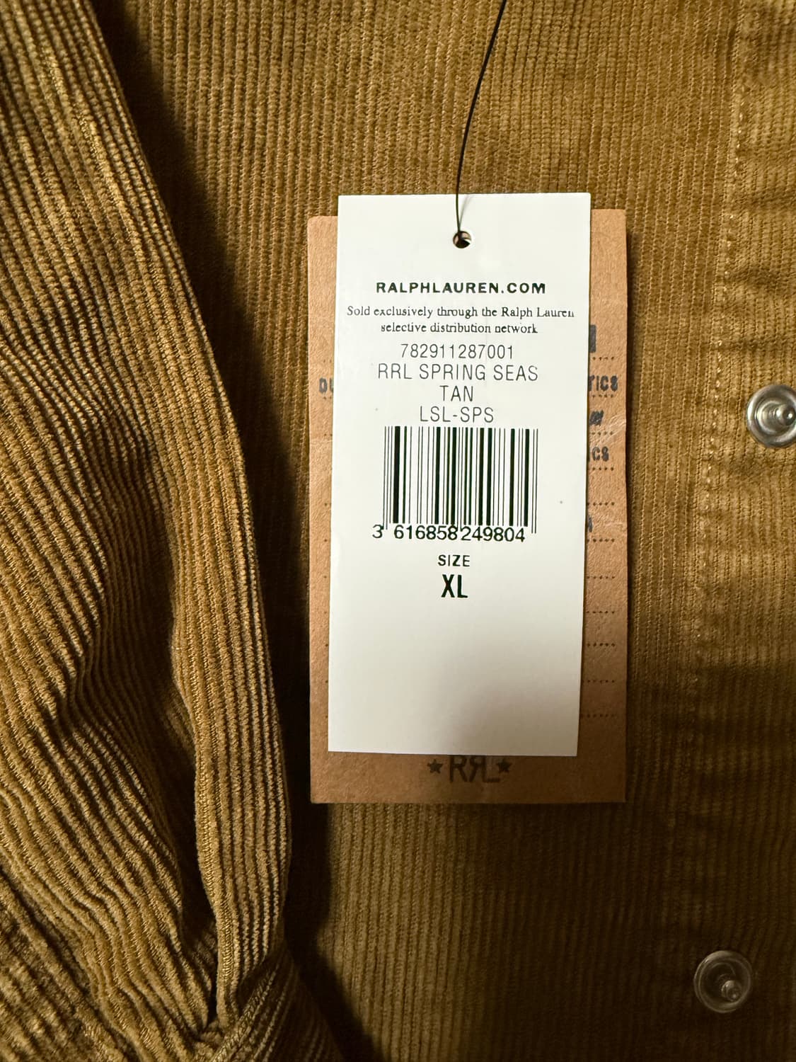 Rrl 코듀로이 웨스턴셔츠 판매합니다 상품이미지3