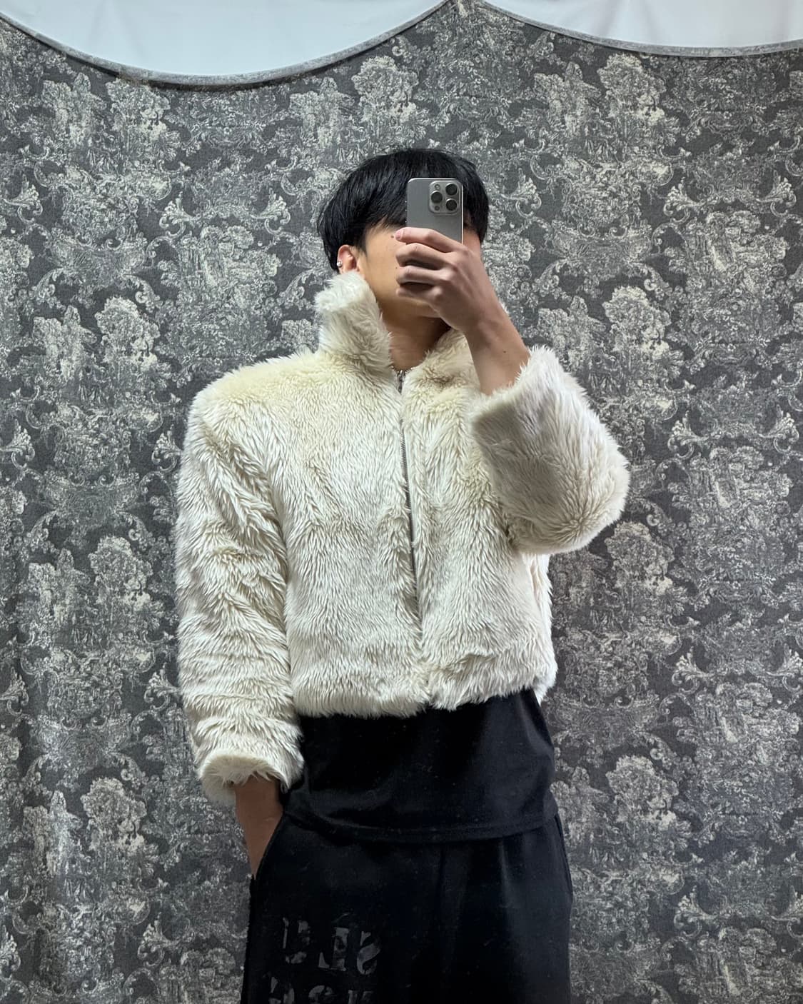 white pepper / 에코 퍼 자켓 상품이미지1