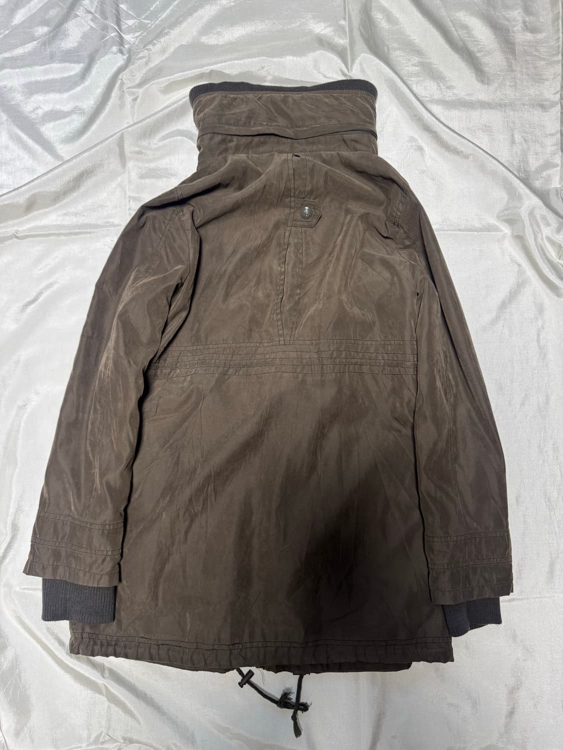 00s Dark Brown High Neck Jacket 상품이미지5