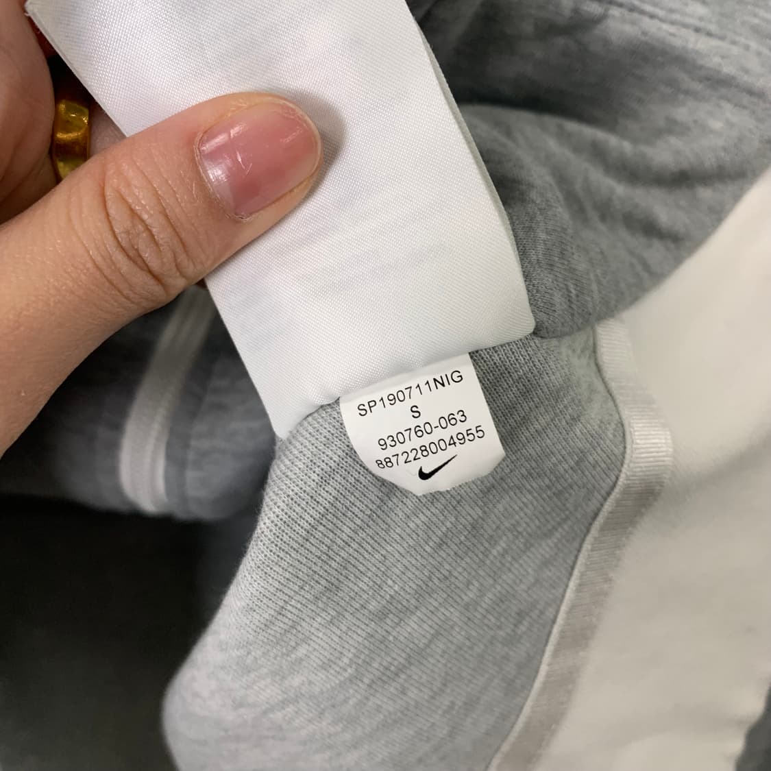 나이키 우먼스 테크팩 그레이 후드집업 상품이미지5