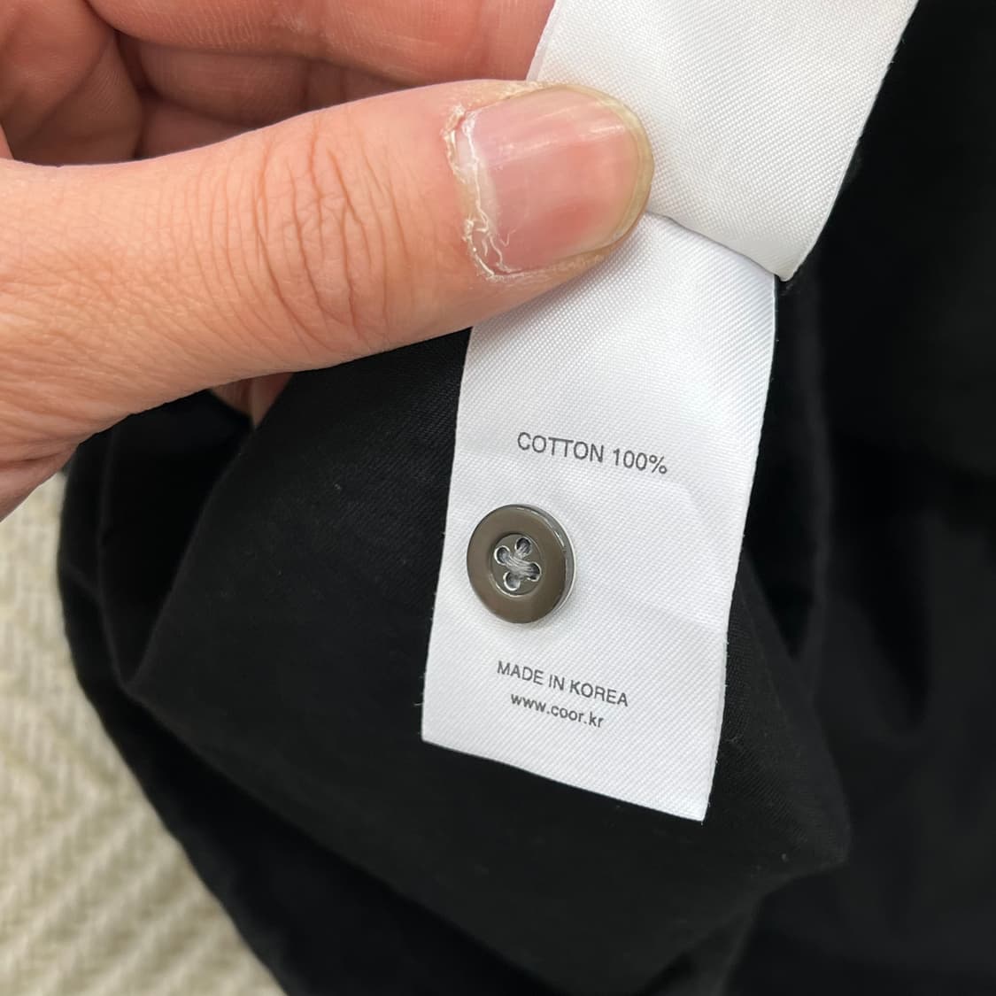 쿠어 하프 버튼 스트링 셔츠 r3568 상품이미지7